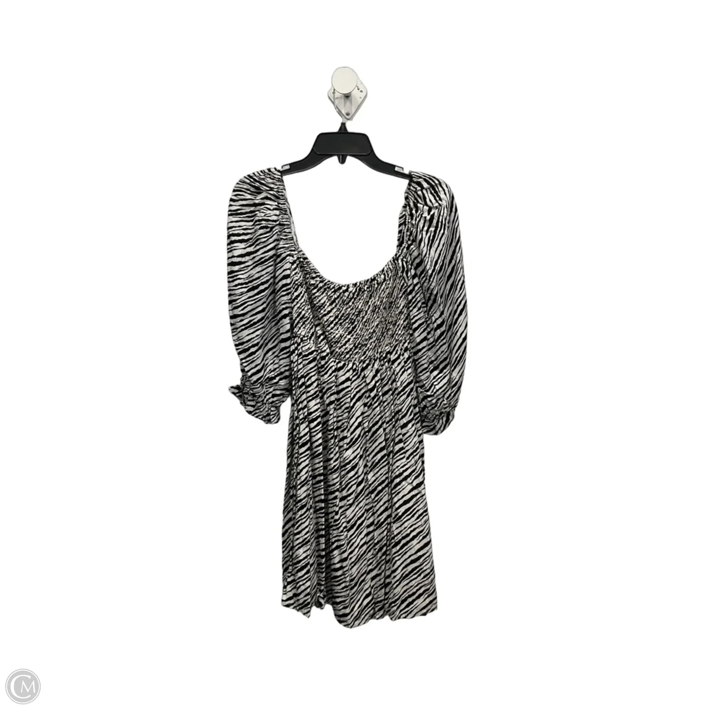 Dress Casual Midi By Faithfull The Brand In Black & White, Size: L