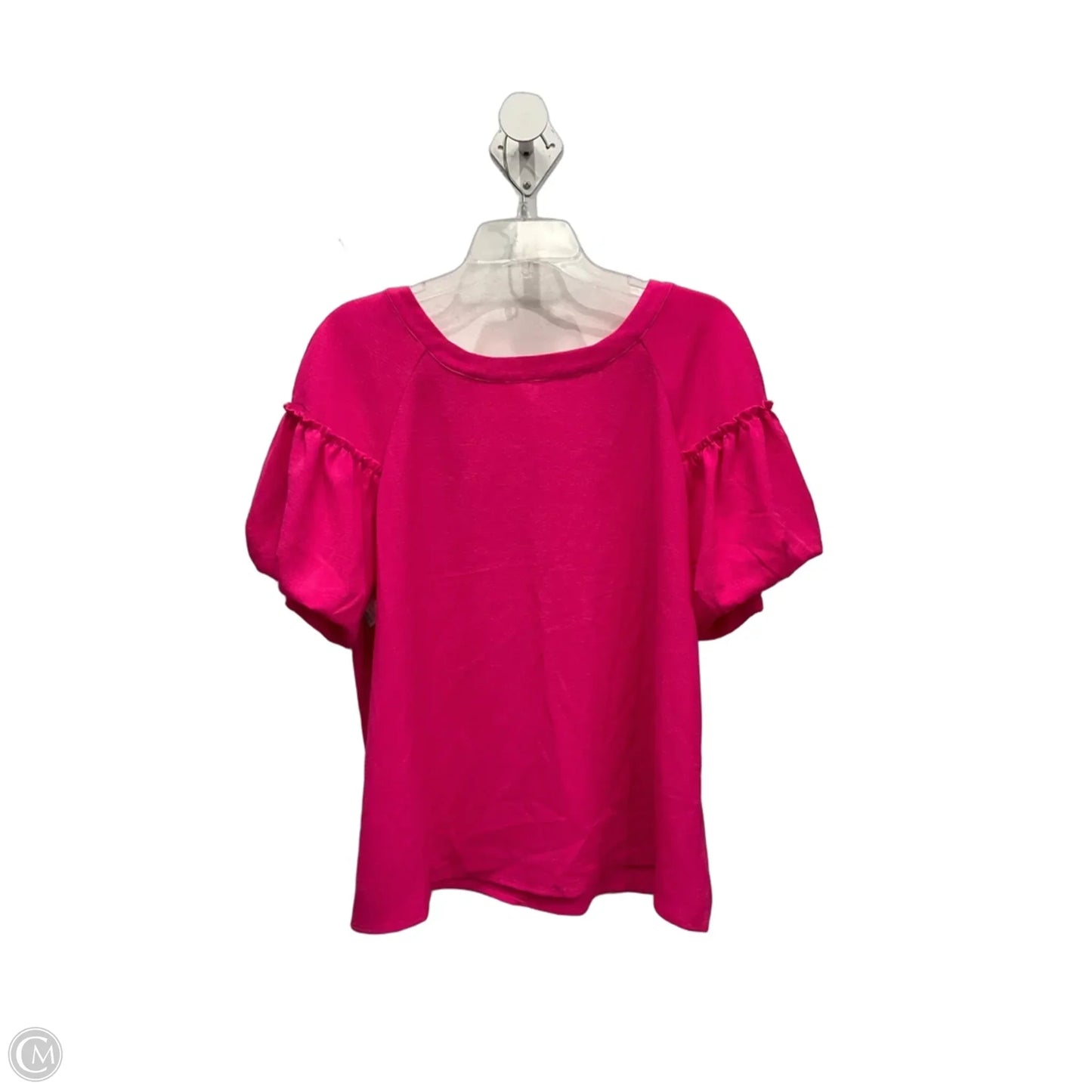 Top Short Sleeve Basic By Cato In Pink, Size: L