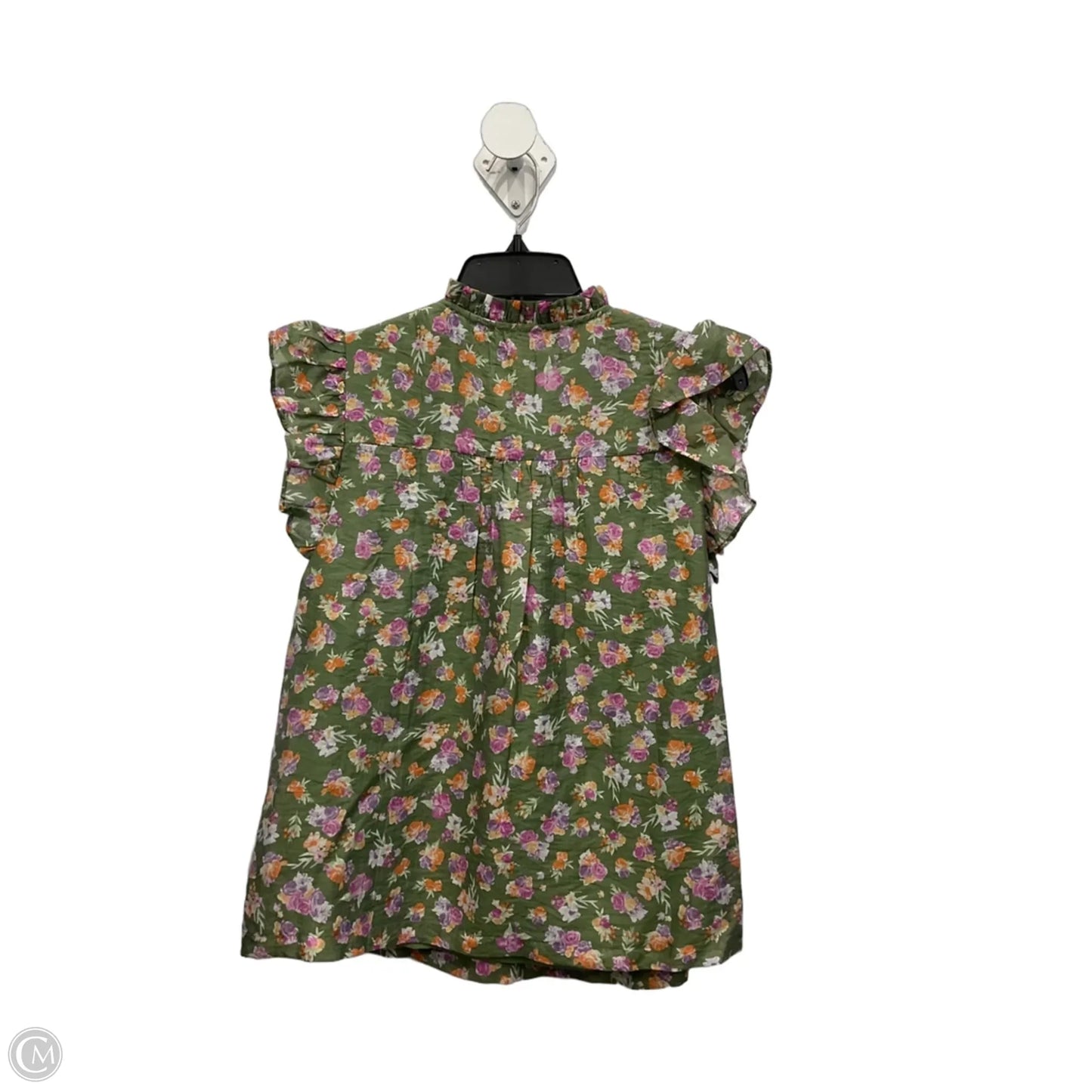 Top Short Sleeve By Fate In Floral Print, Size: M