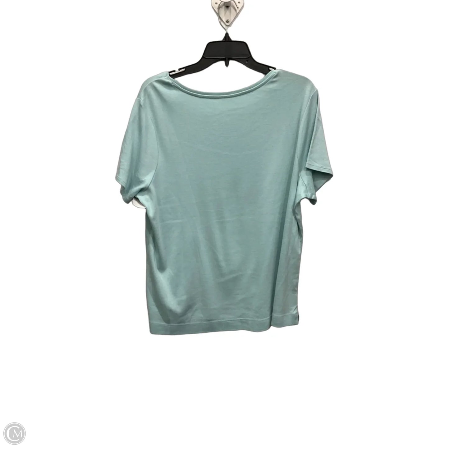 Top Short Sleeve Basic By J. Jill In Teal, Size: Xl