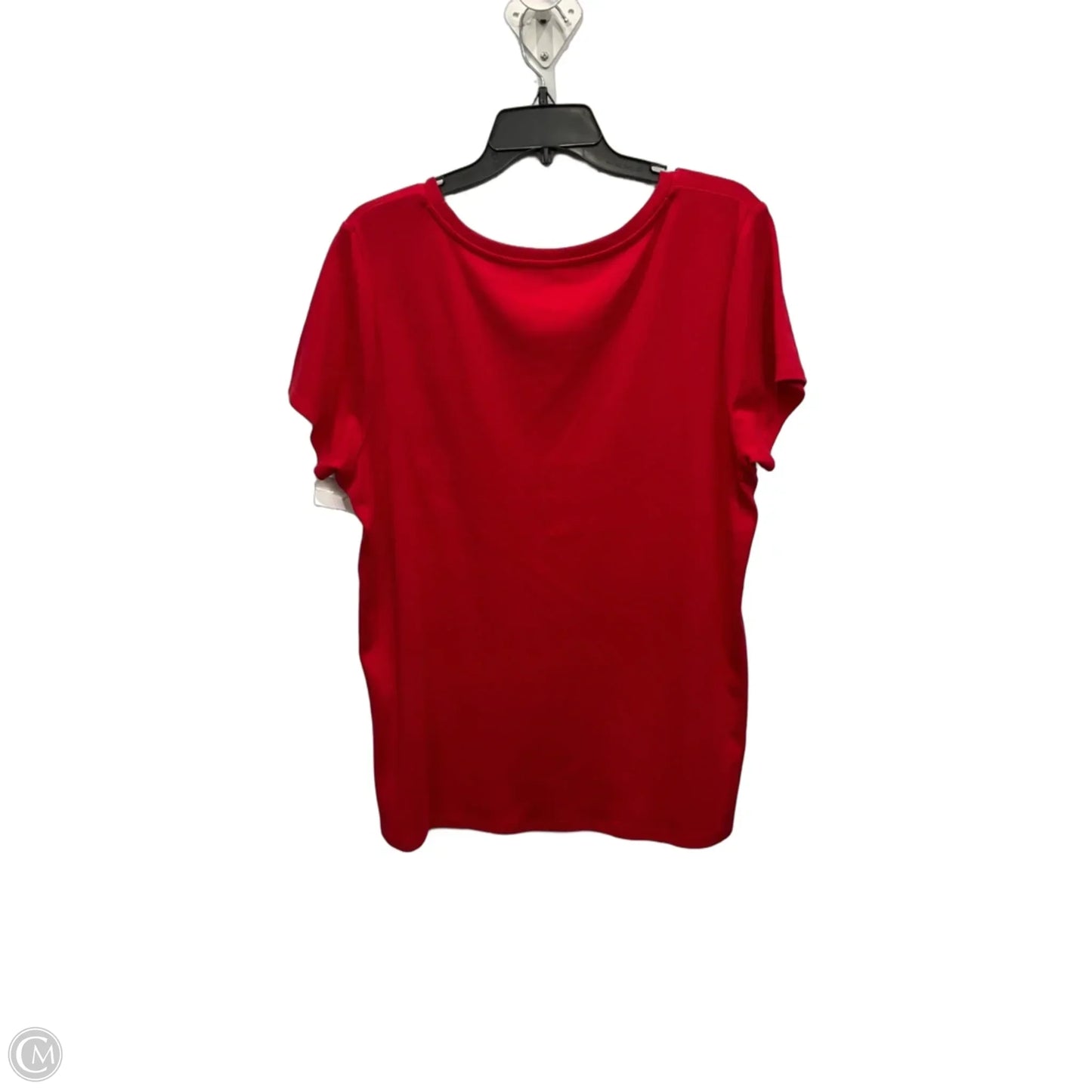 Top Short Sleeve Basic By J. Jill In Red, Size: Xl