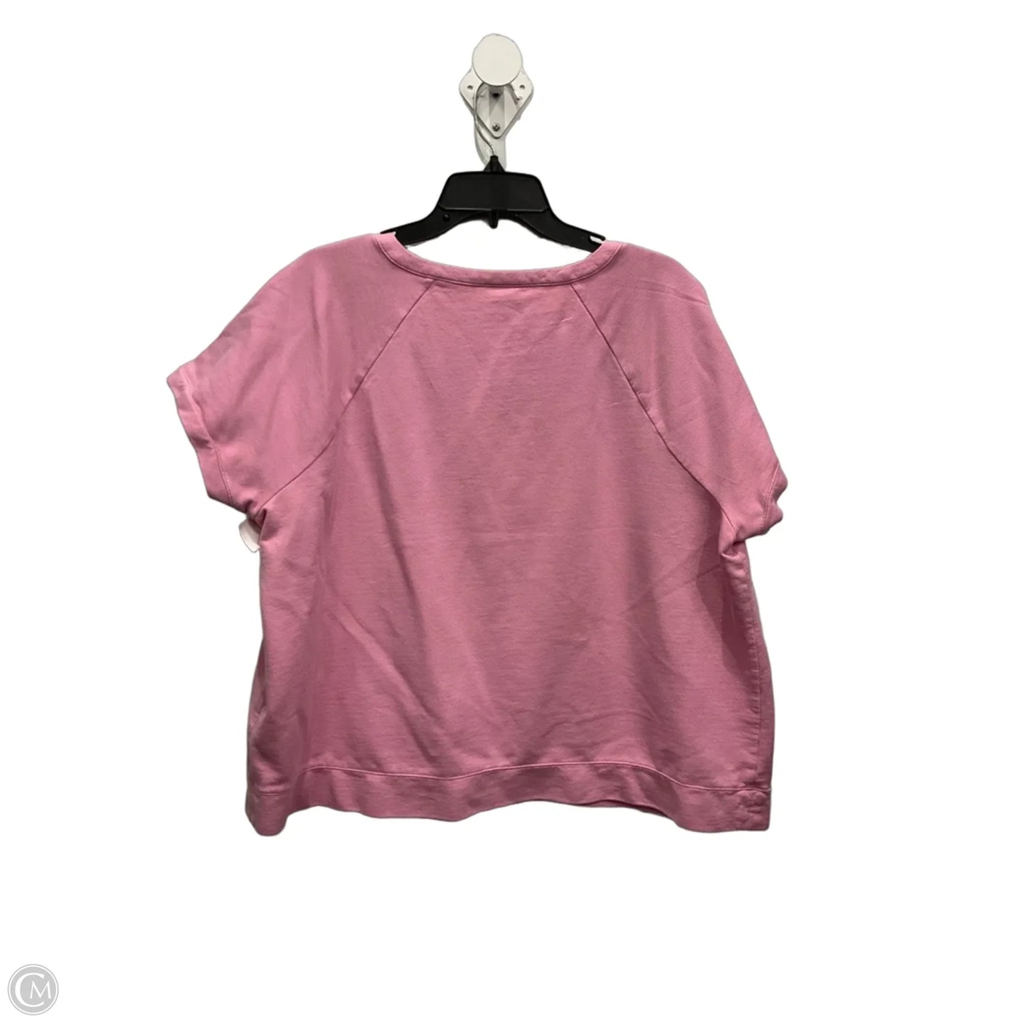 Top Short Sleeve Basic By J. Jill In Pink, Size: Xl