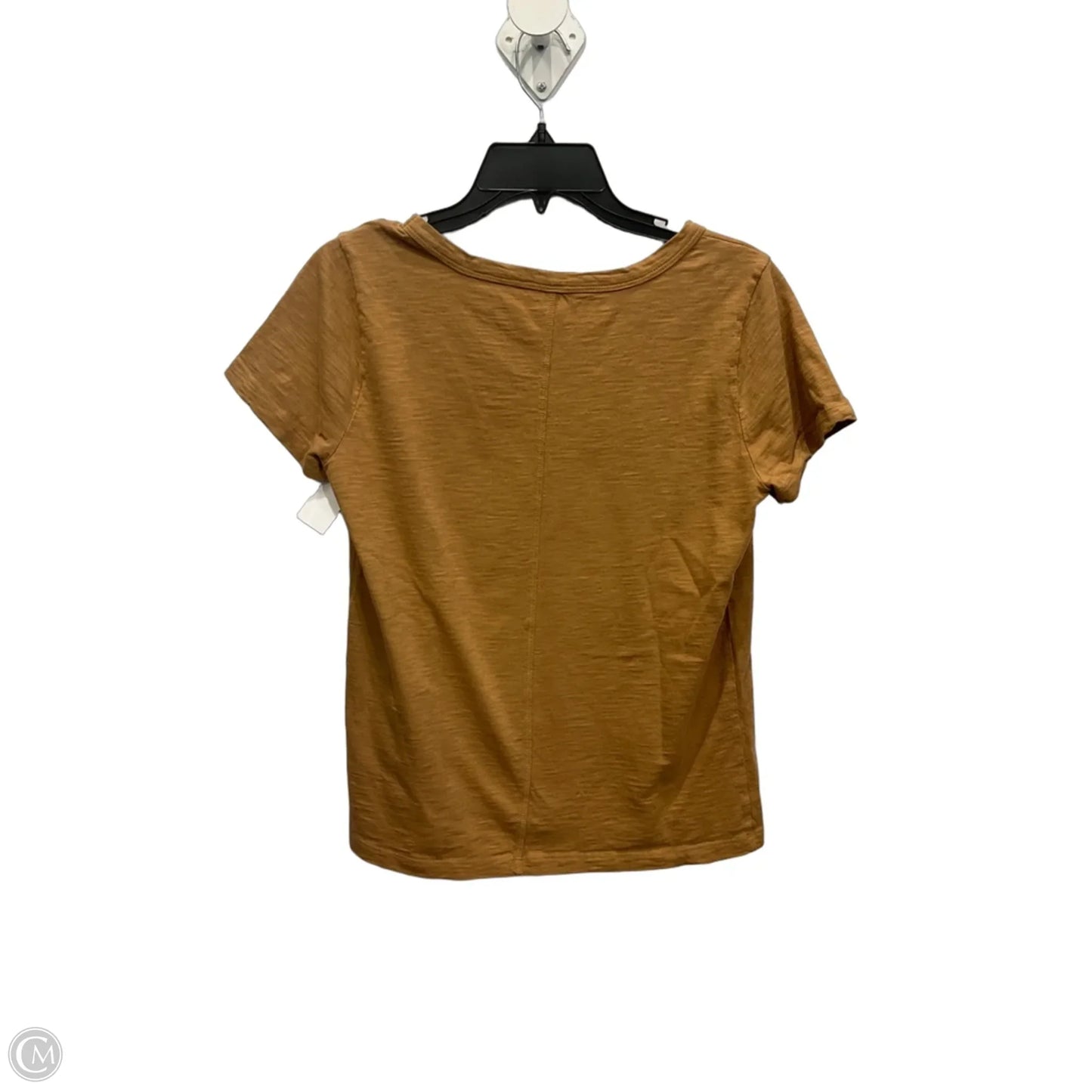 Top Short Sleeve Basic By J. Crew In Brown, Size: M