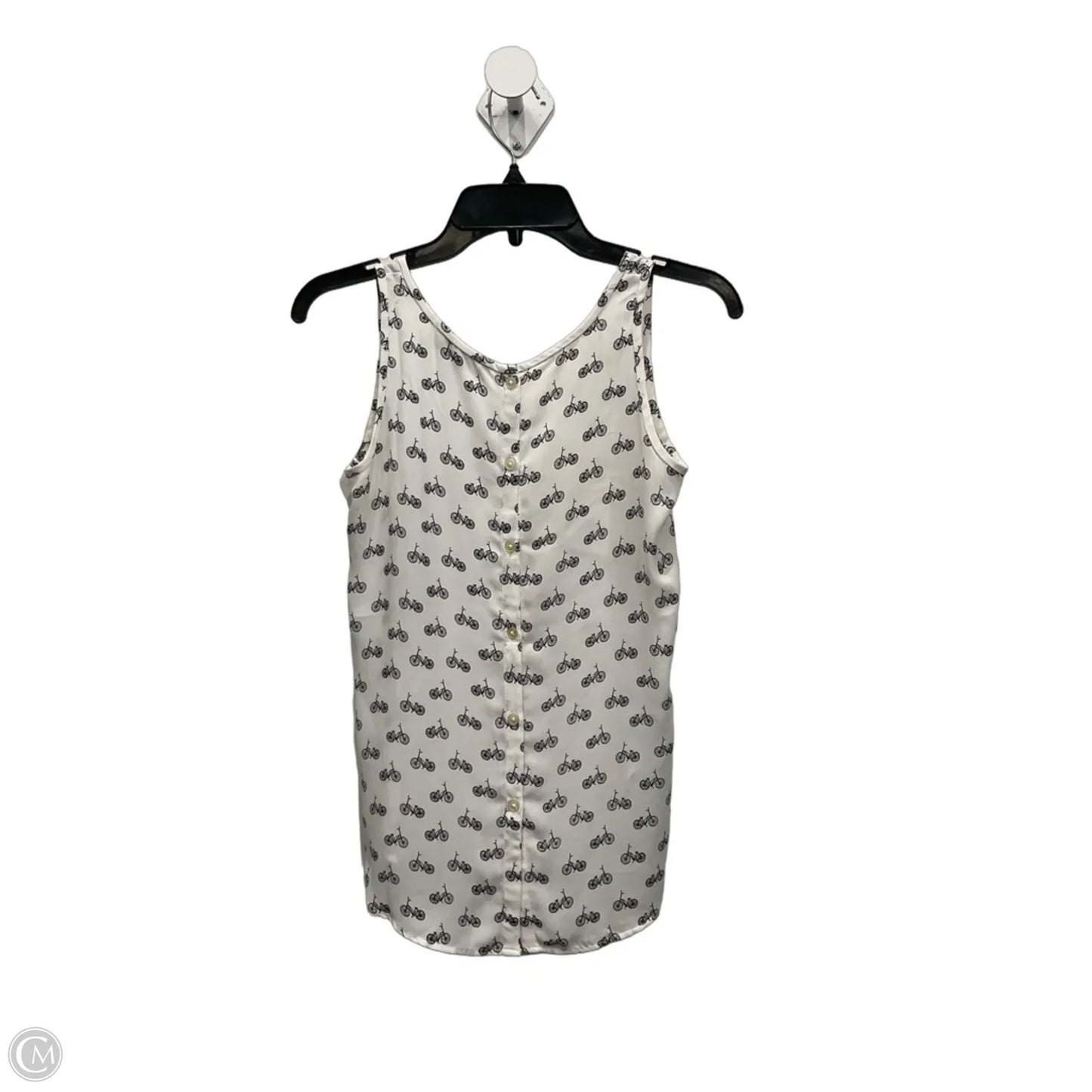 Top Sleeveless By Loft In Black & White, Size: Xs