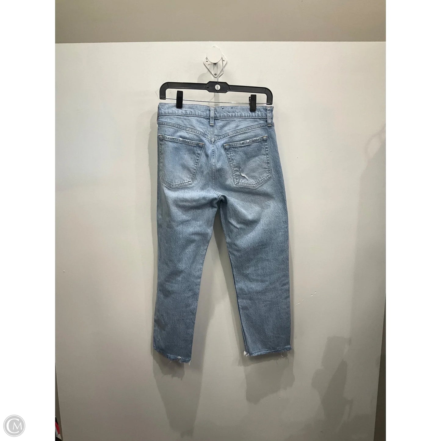 Jeans Cropped By Gap In Blue Denim, Size: 6