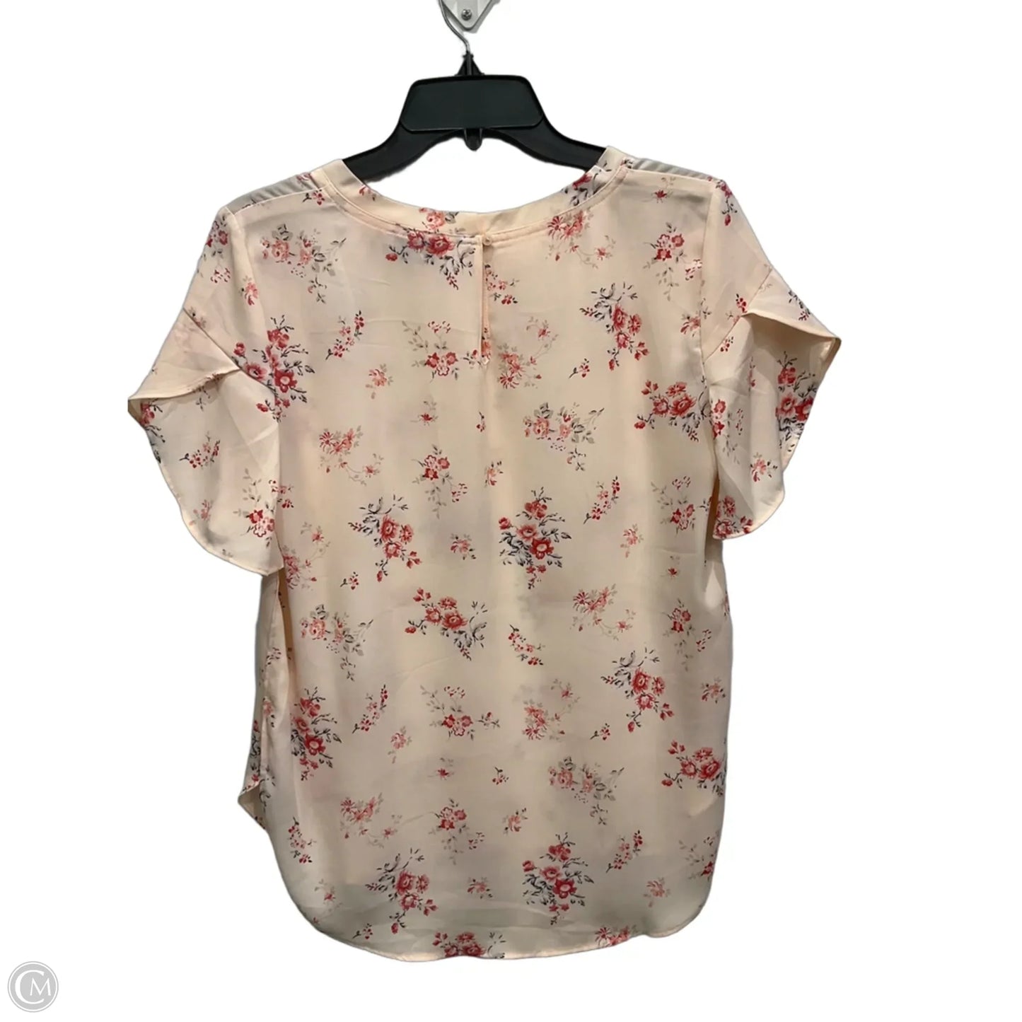 Top Short Sleeve By Loft In Pink, Size: Xs