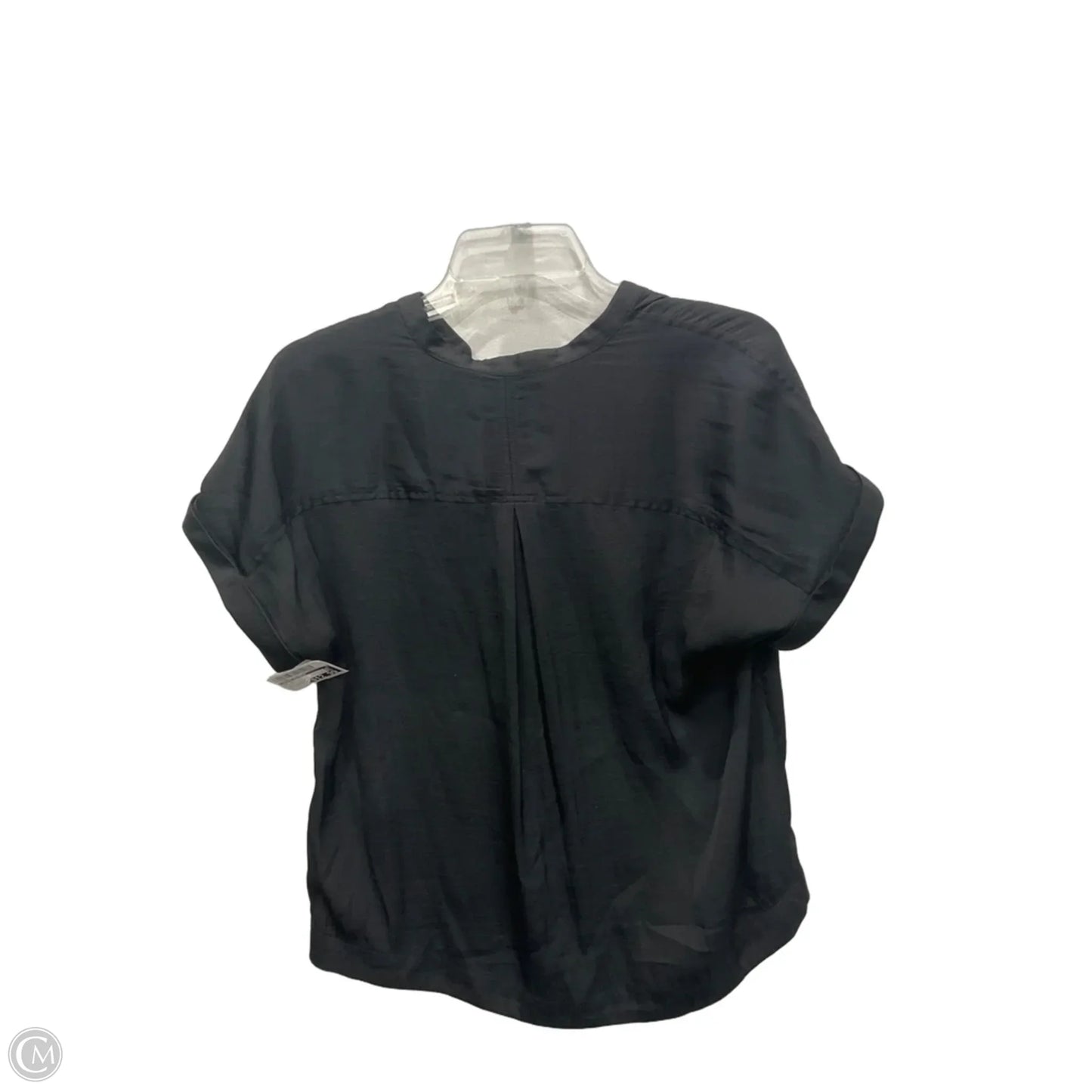 Top Short Sleeve By Banana Republic In Black, Size: Xs