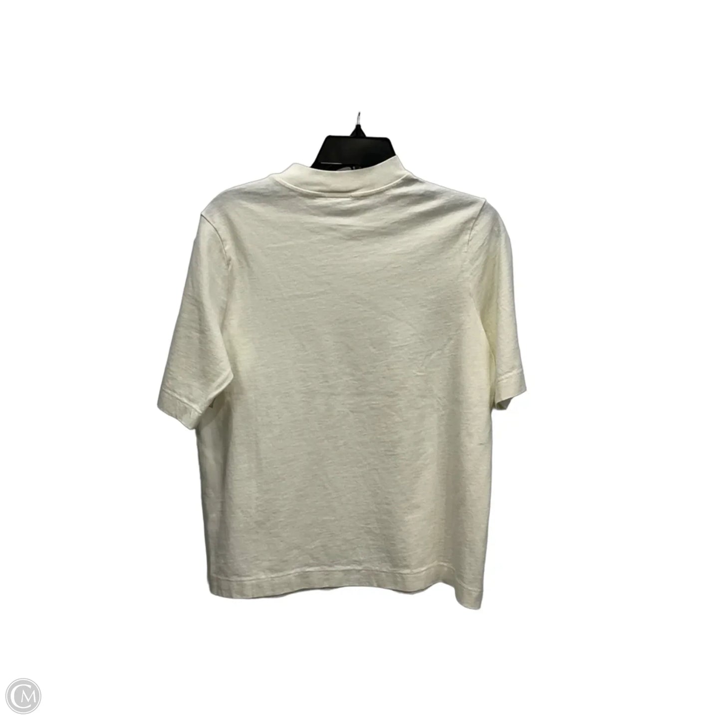 Top Short Sleeve By Adriano Goldschmied In Cream, Size: S