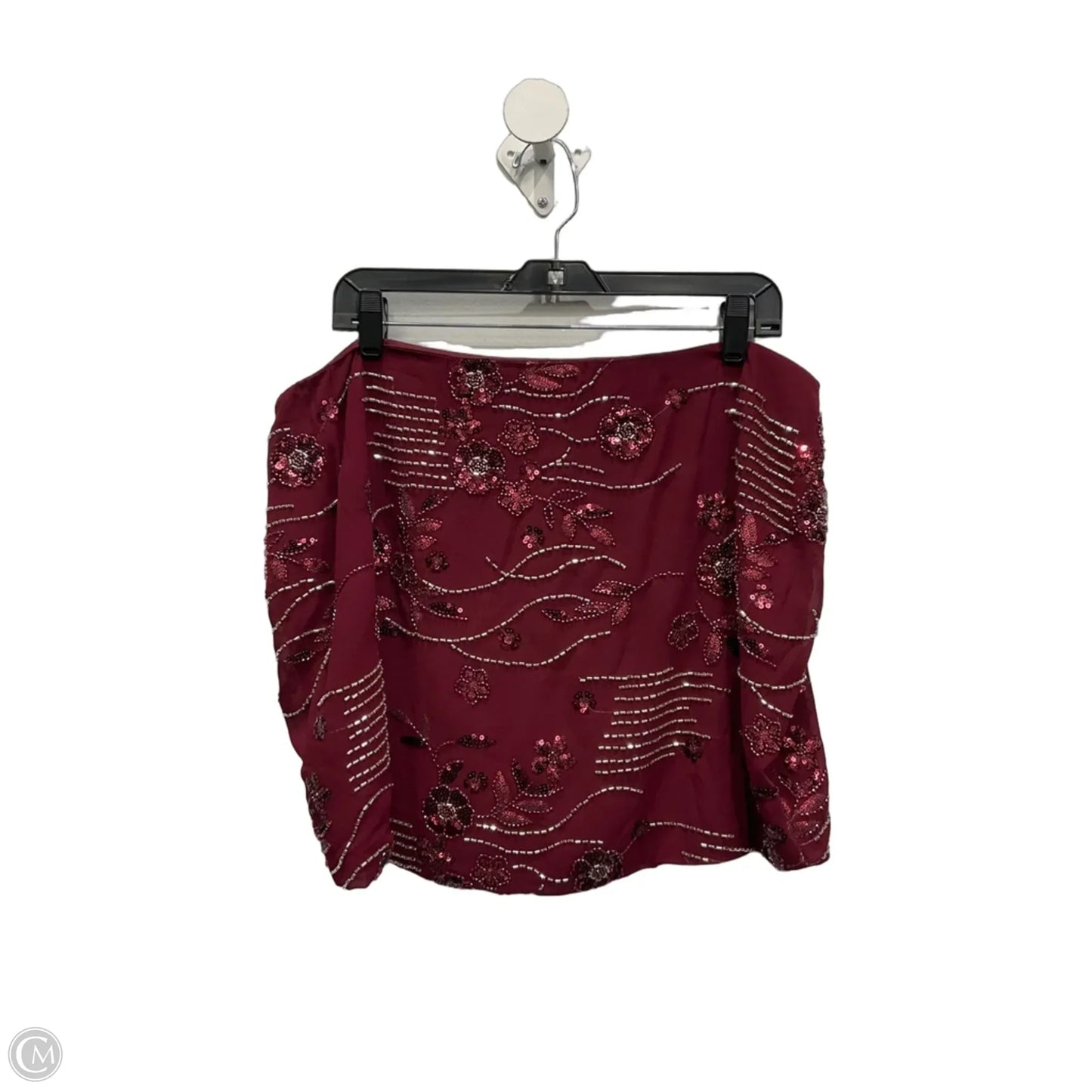 Skirt Mini & Short By Fashion Nova In Maroon, Size: 14
