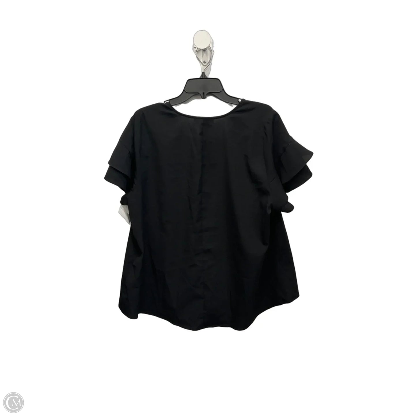 Top Short Sleeve By Lane Bryant In Black, Size: Xl