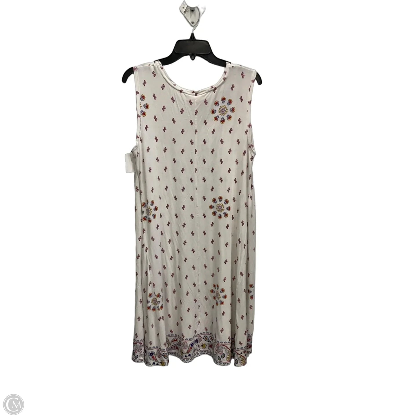 Dress Casual Midi By Style And Company In White, Size: 1x