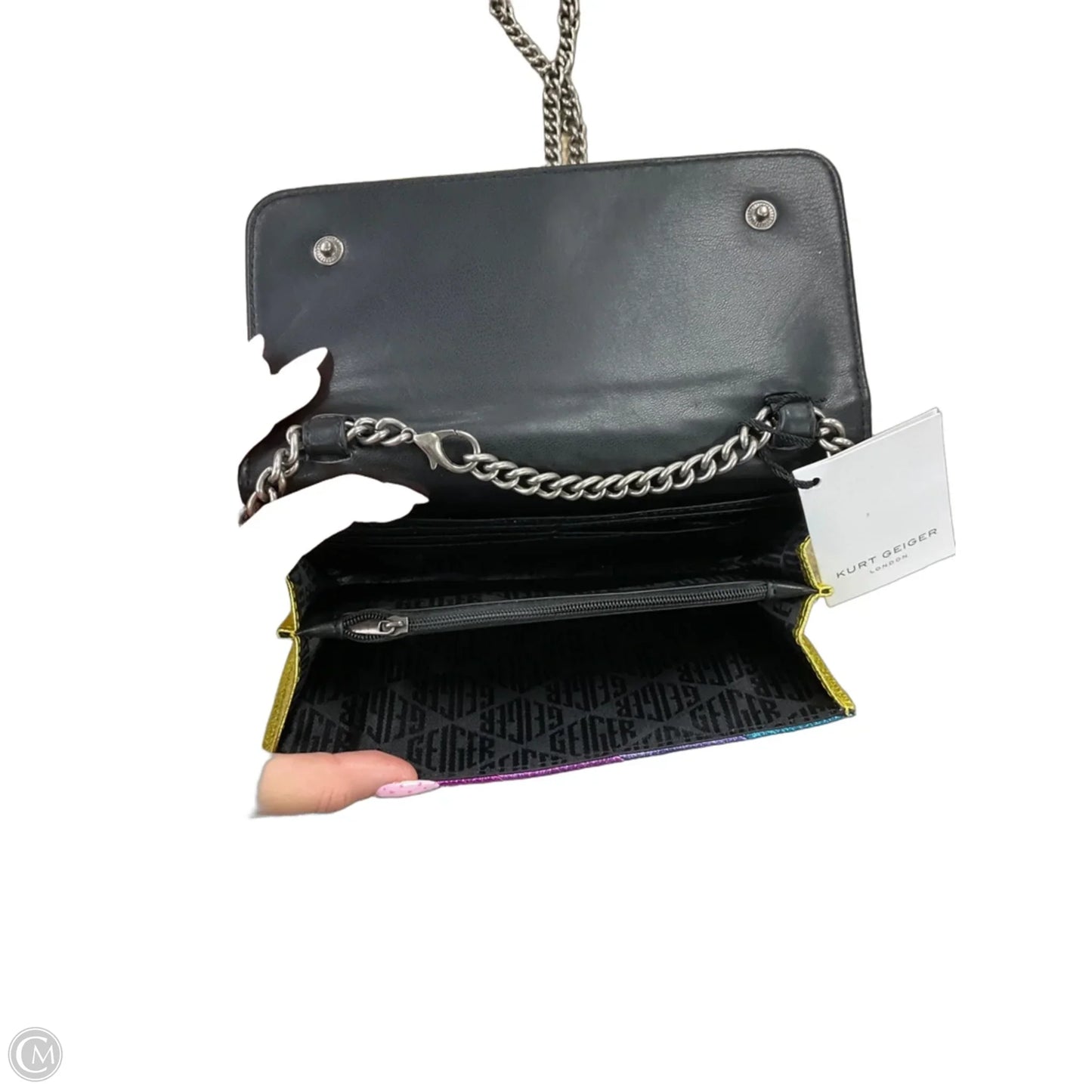 Crossbody Designer By Kurt Geiger, Size: Medium