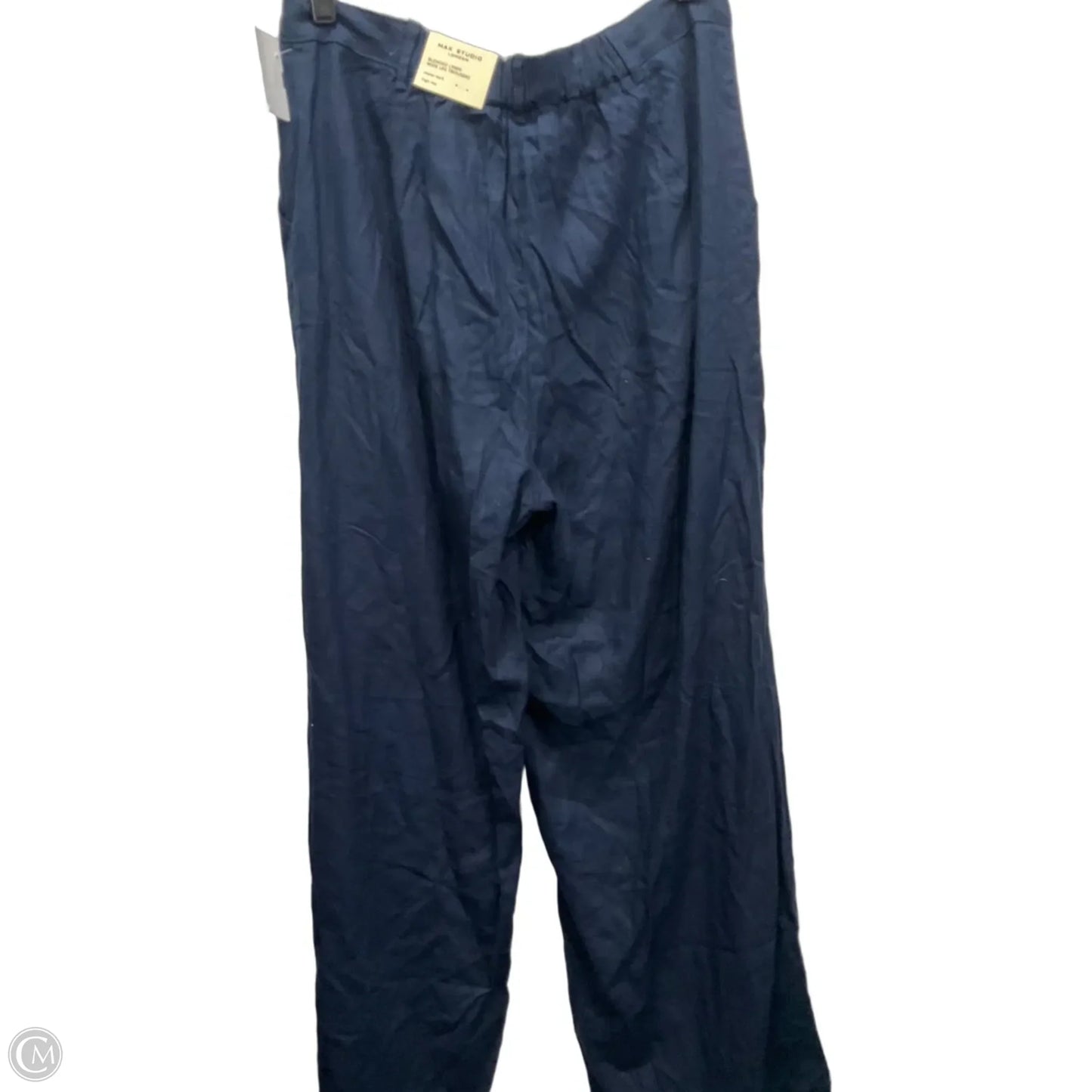 Pants Linen By Max Studio In Navy, Size: 12