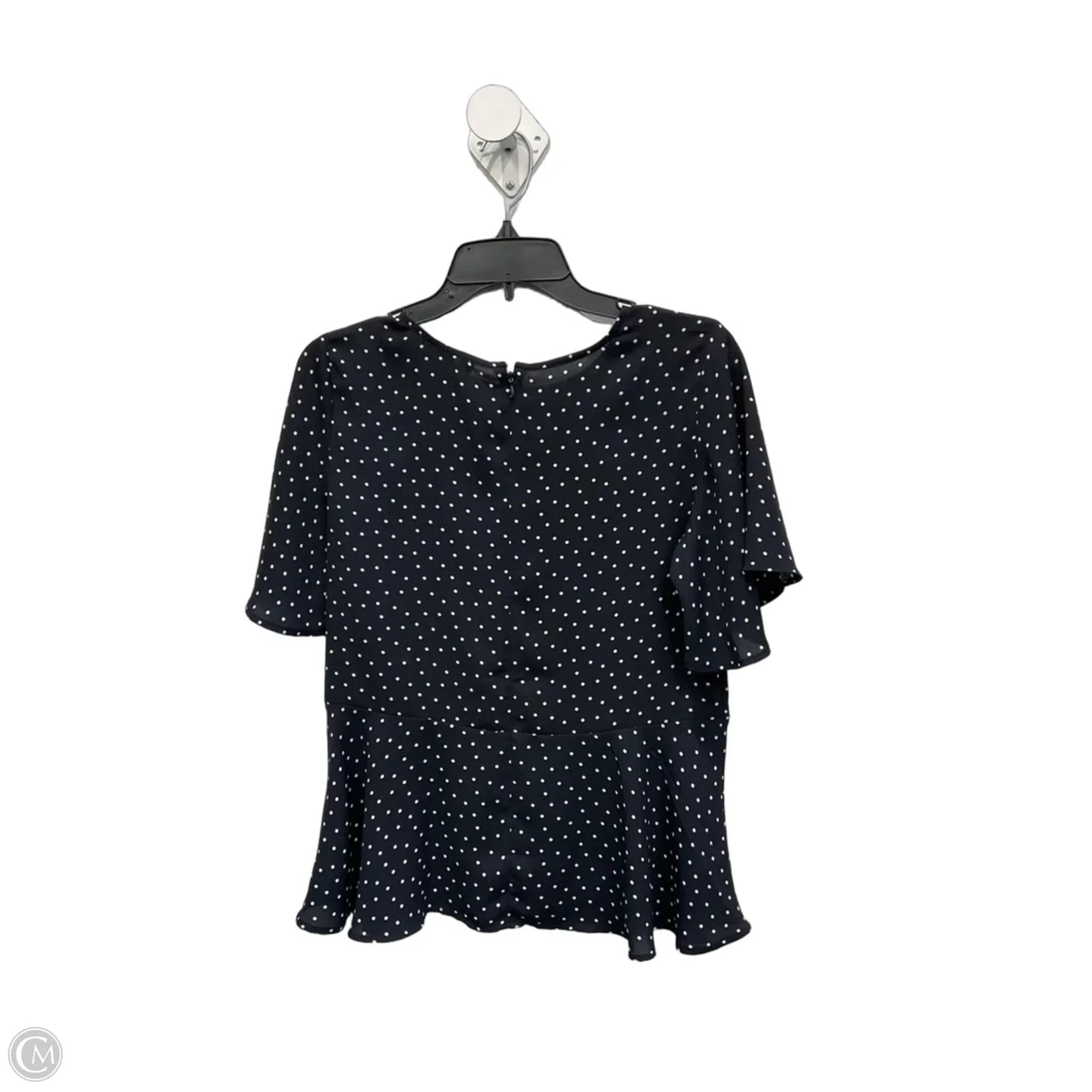 Top Short Sleeve By Loft In Polkadot Pattern, Size: Xs