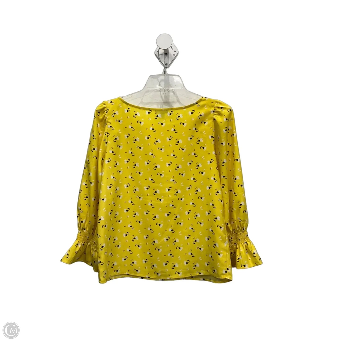 Top Long Sleeve By Ann Taylor In Yellow, Size: Xxsp