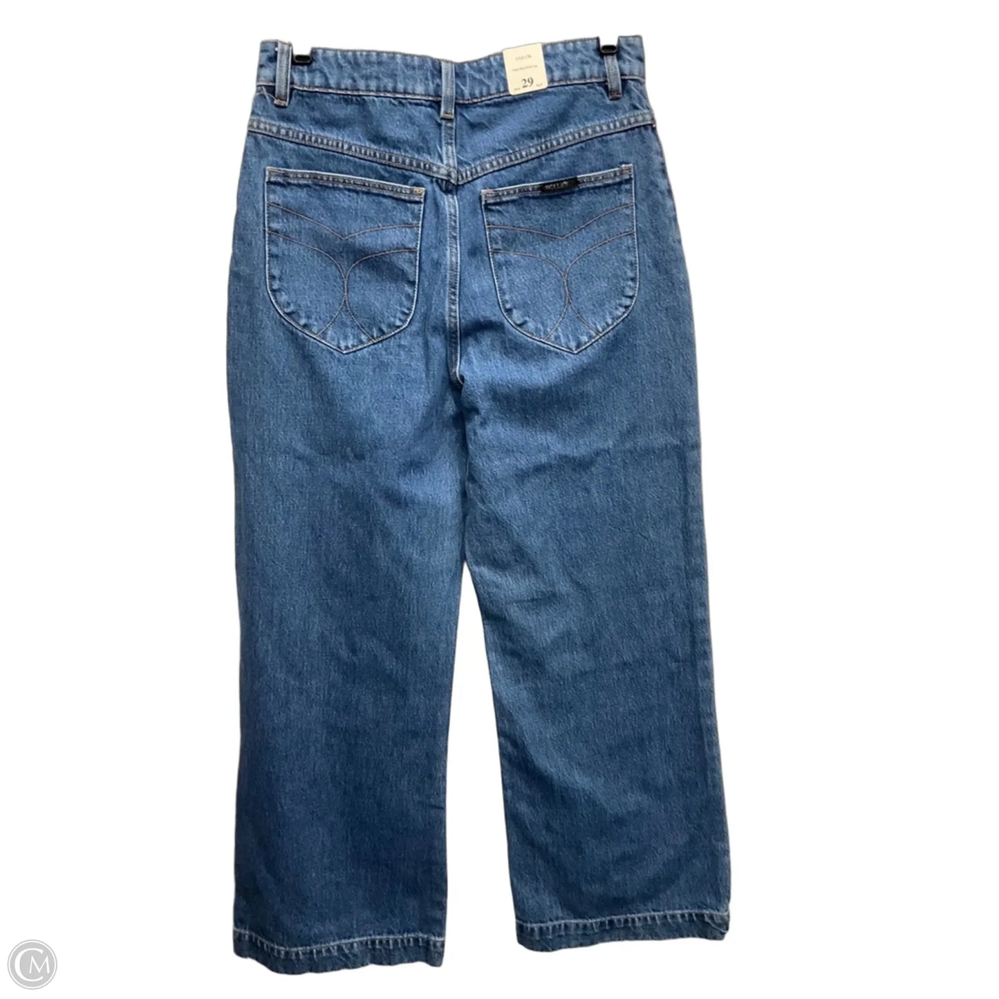Jeans Straight By Levis In Blue Denim, Size: 8