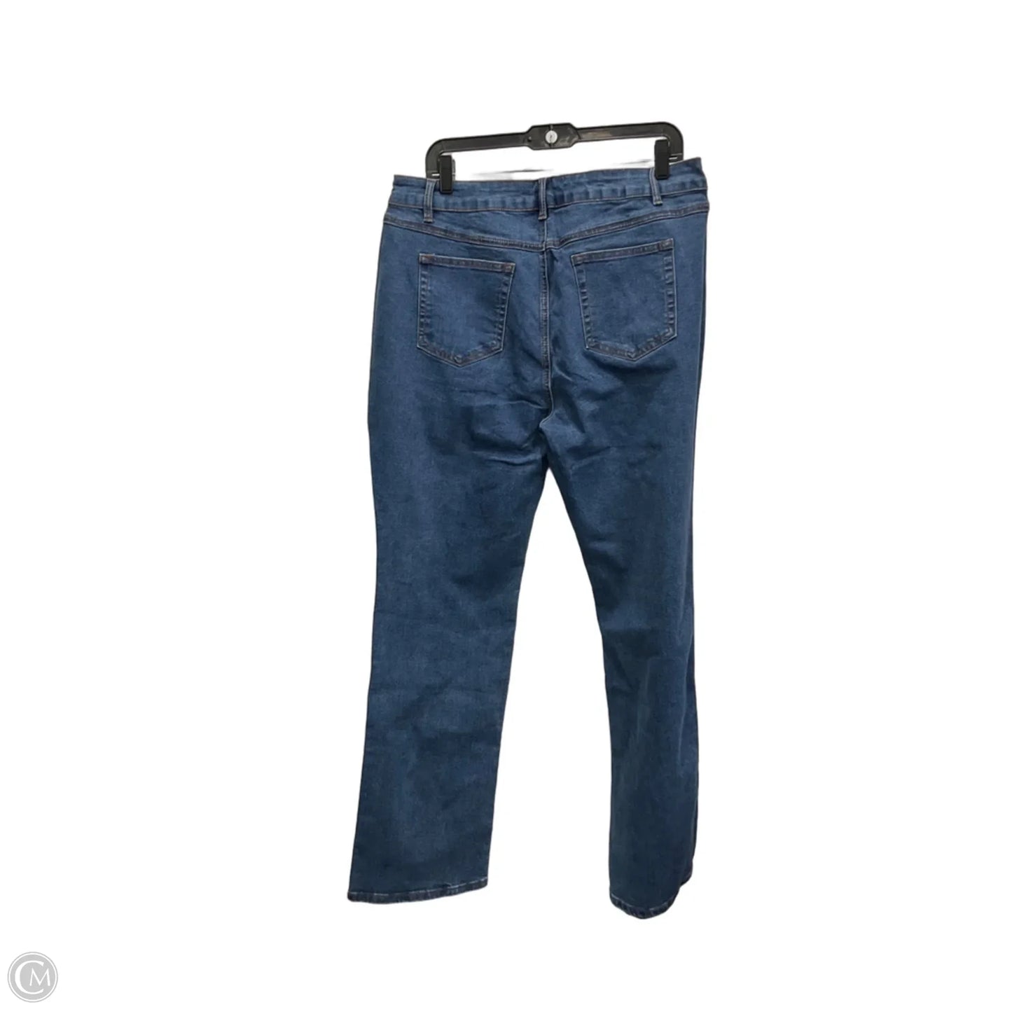 Jeans Wide Leg By Clothes Mentor In Blue Denim, Size: 22