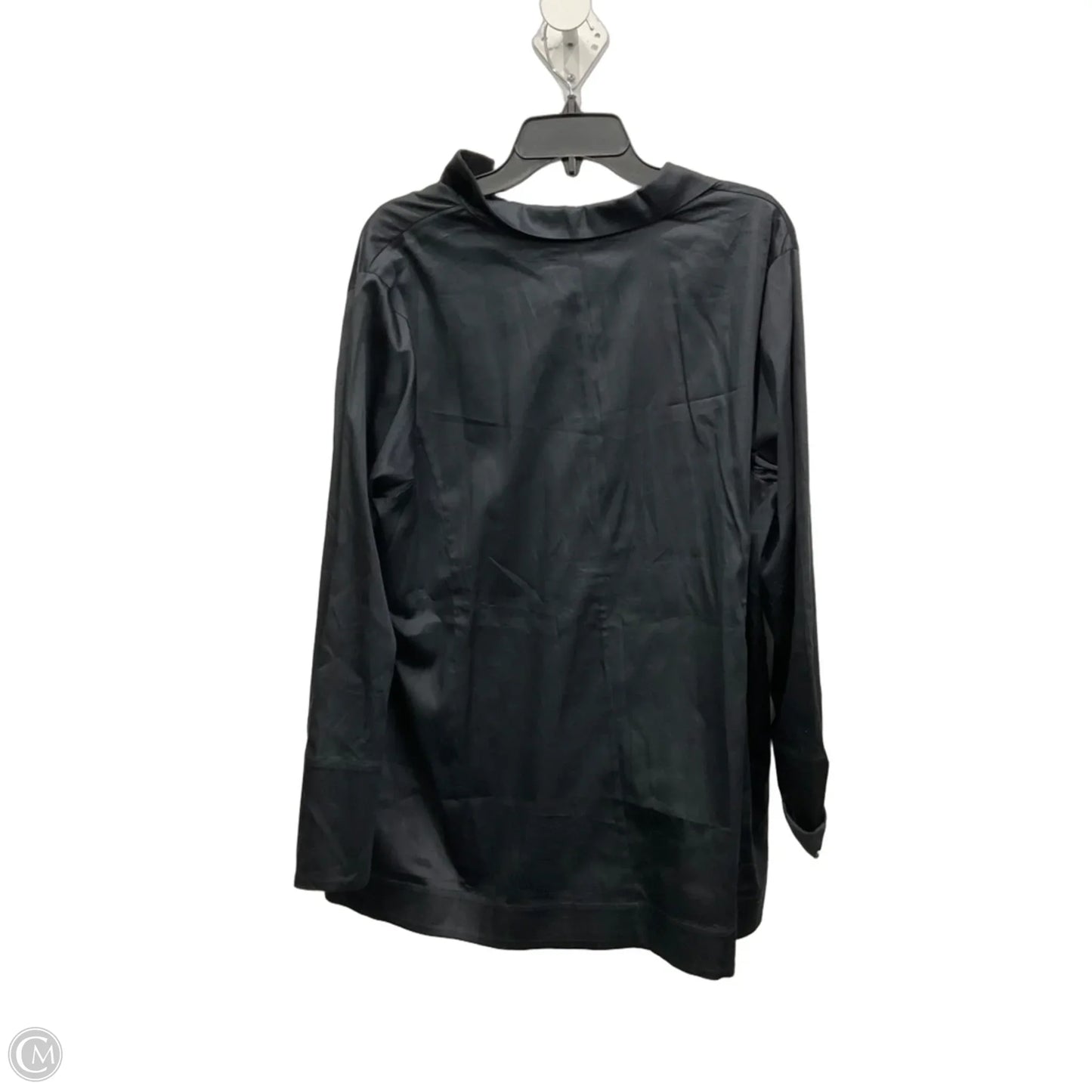 Top Long Sleeve By Soft Surroundings In Black, Size: 2x