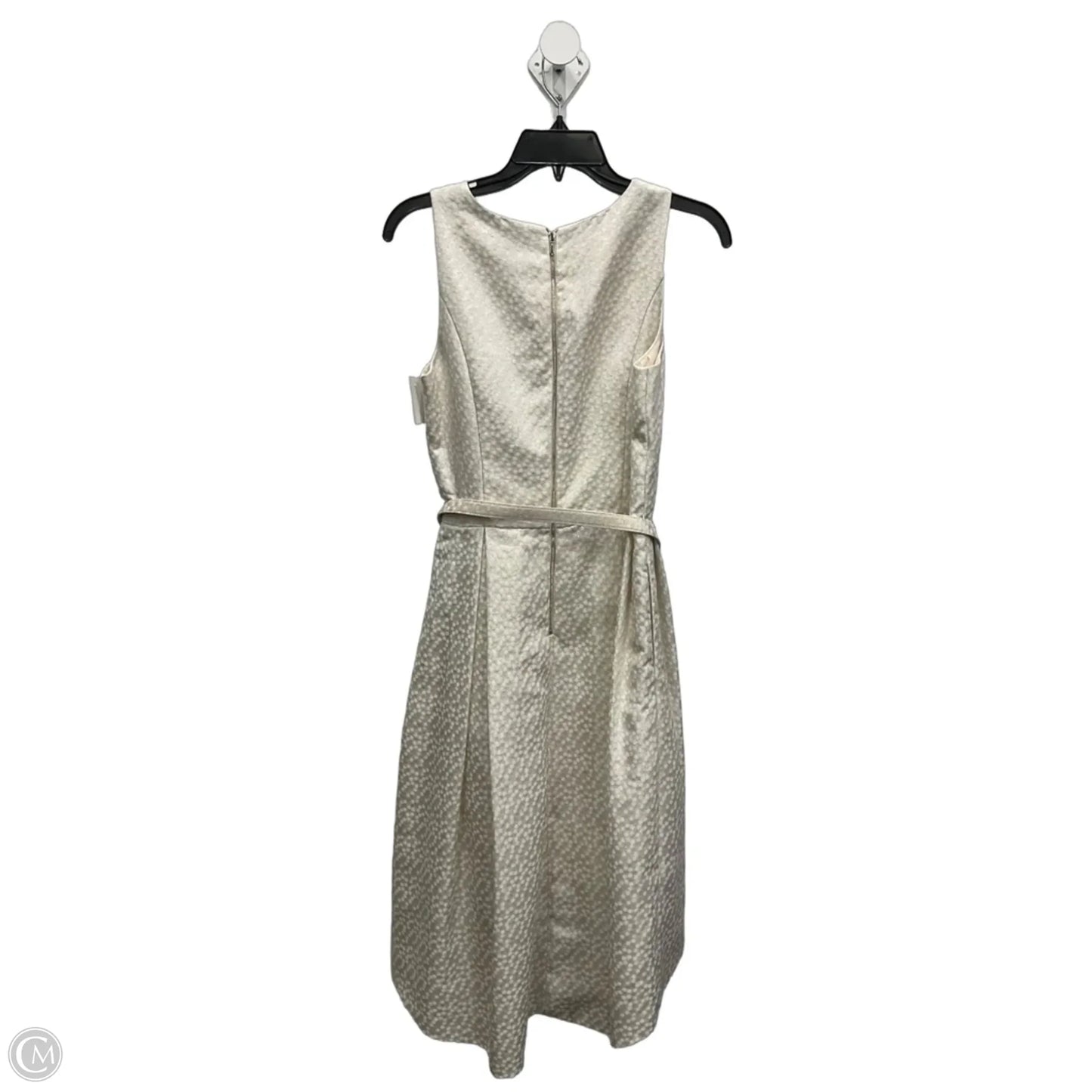 Dress Party Midi By White House Black Market In Gold & White, Size: S