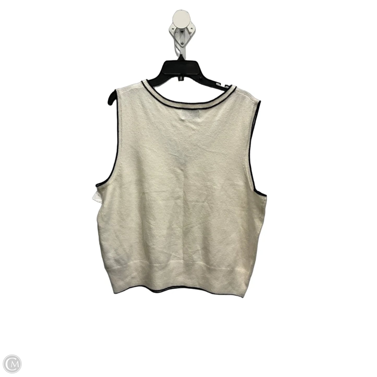 Vest Sweater By Old Navy In Ivory, Size: Xxl
