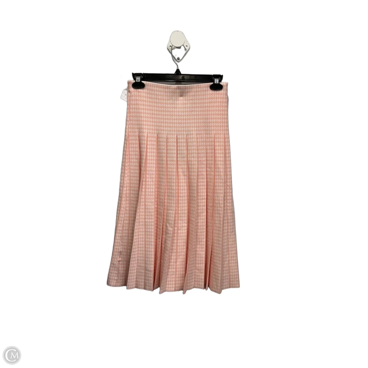 Skirt Midi By Cmb In Pink & White, Size: 0