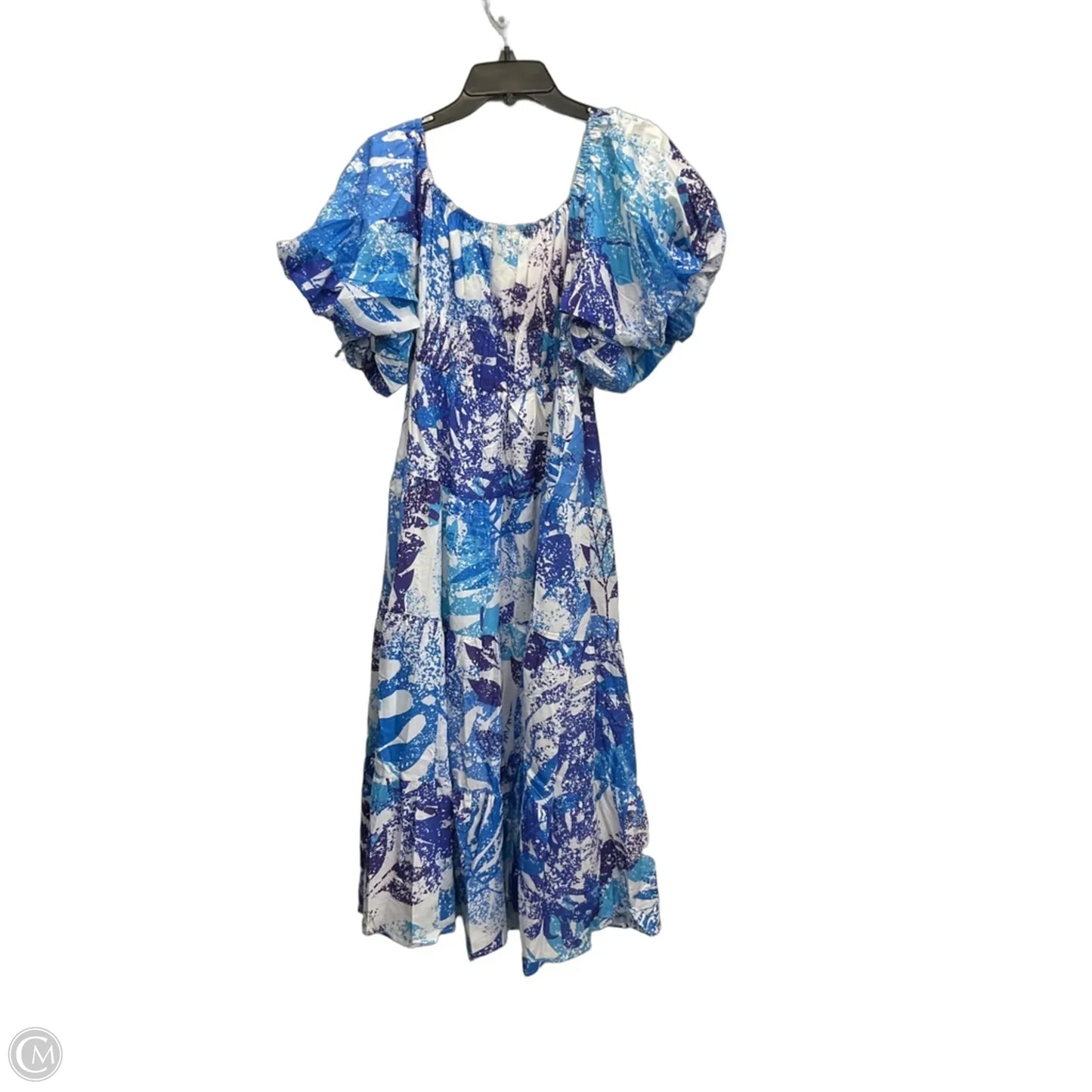 Dress Casual Maxi By Cmb In Blue, Size: 1x