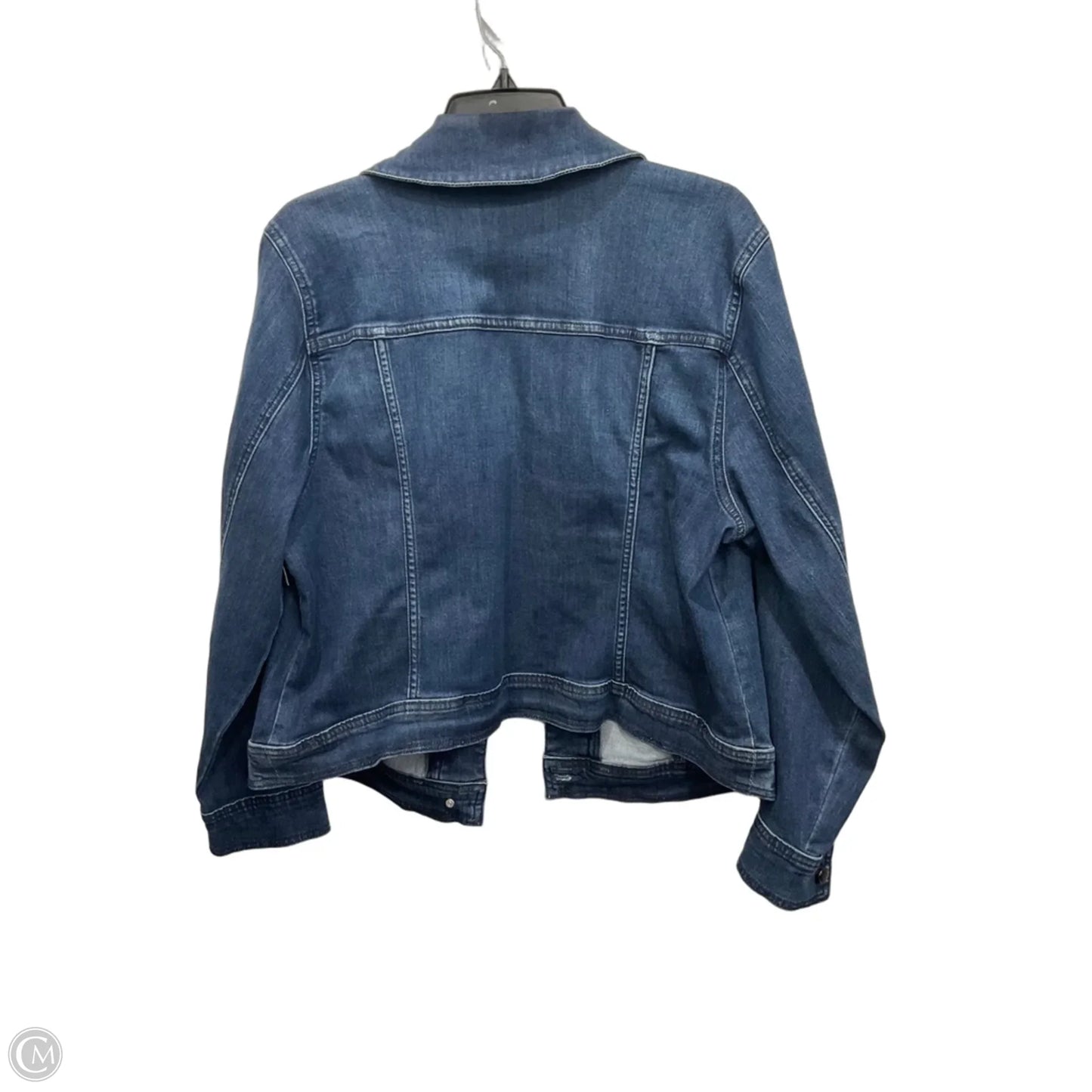 Jacket Denim By Lane Bryant In Blue Denim, Size: Xl