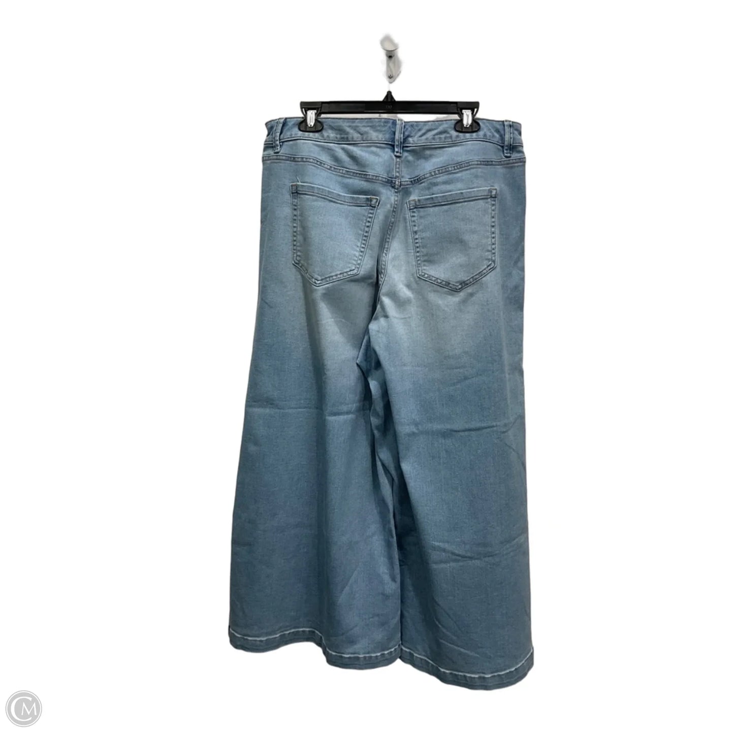 Jeans Wide Leg By Lane Bryant In Blue, Size: 16