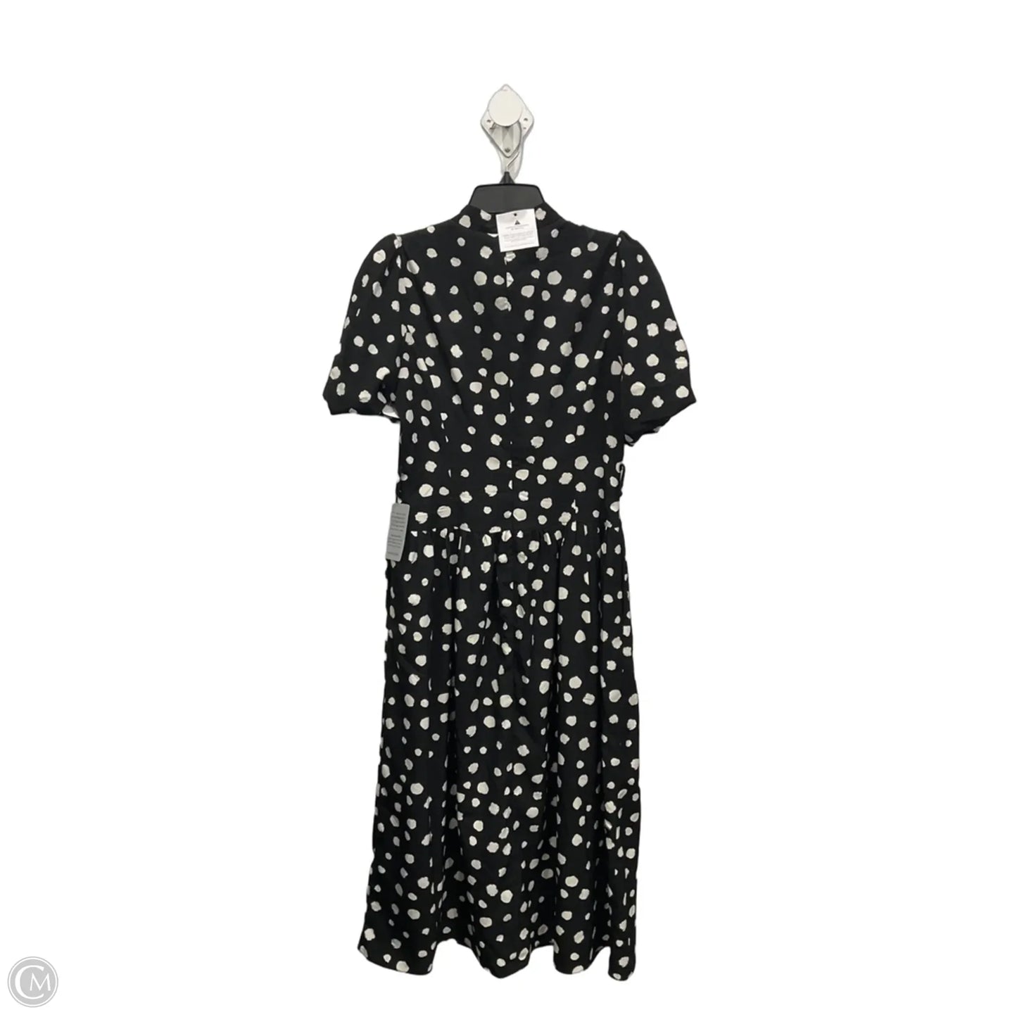 Dress Casual Midi By Adelyn Rae In Black & White, Size: M