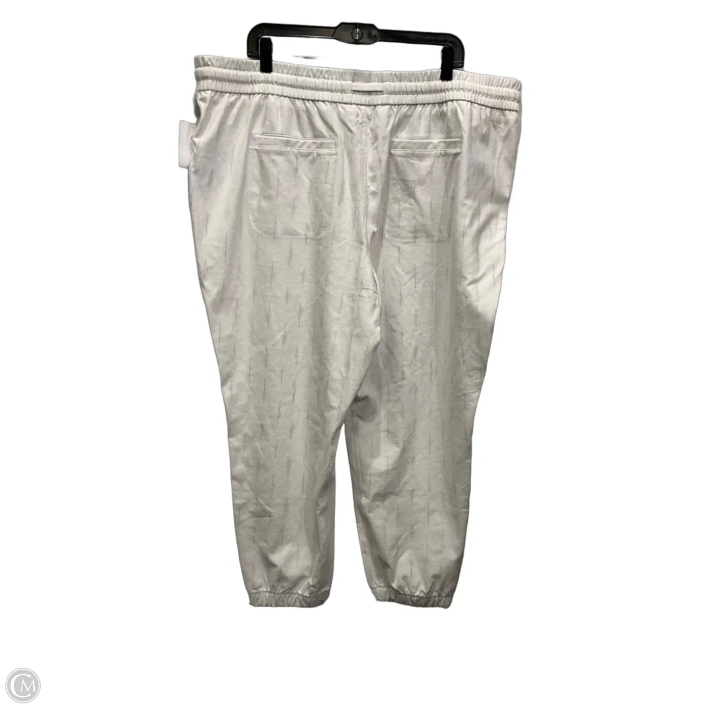 Athletic Pants By Athleta In White, Size: 3x