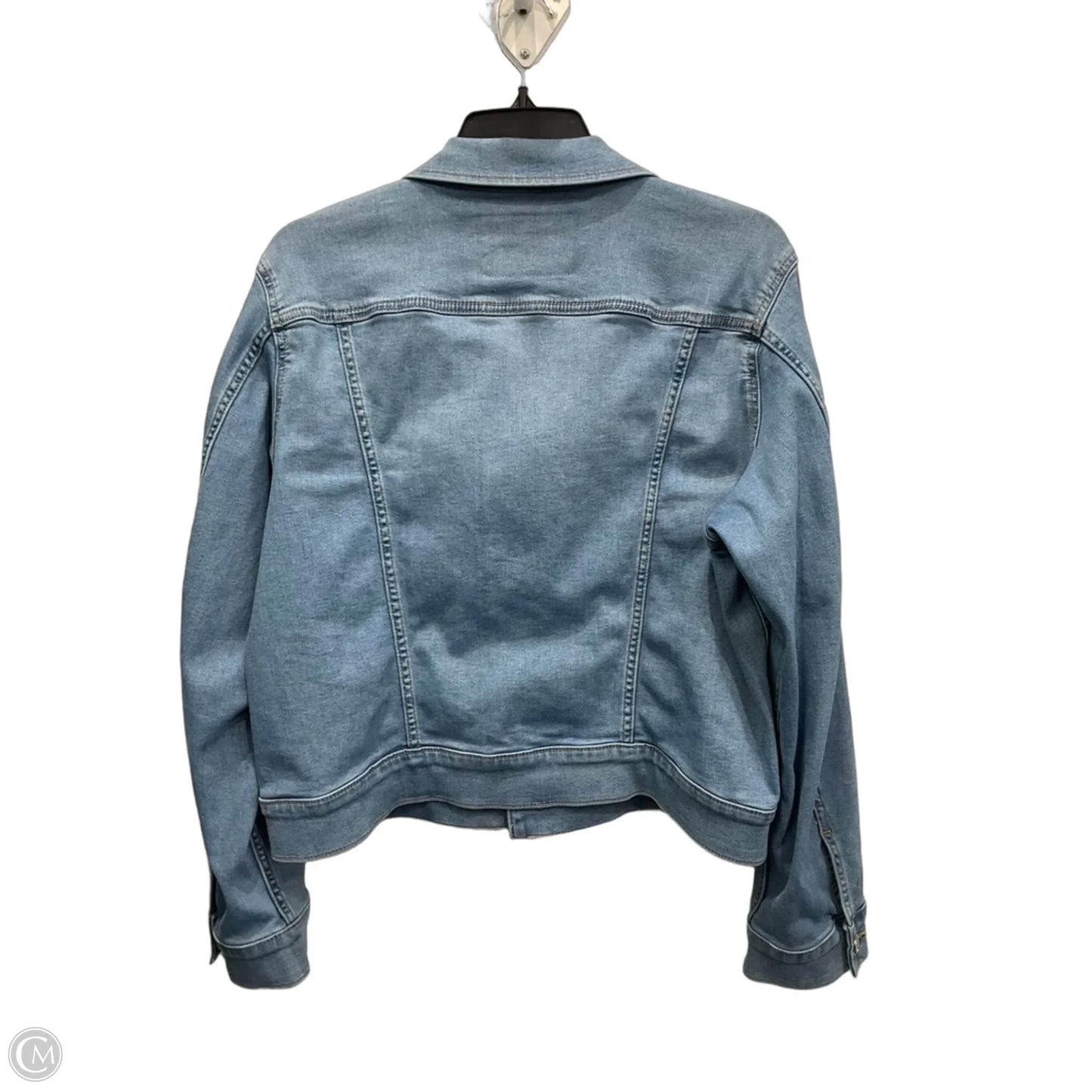 Jacket Denim By Calvin Klein In Blue, Size: L