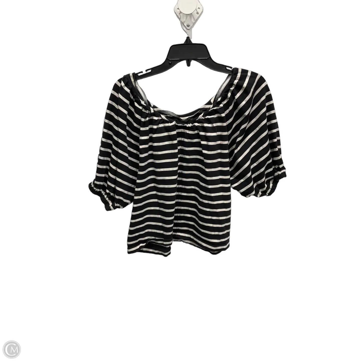 Top Short Sleeve By J. Crew In Striped Pattern, Size: L