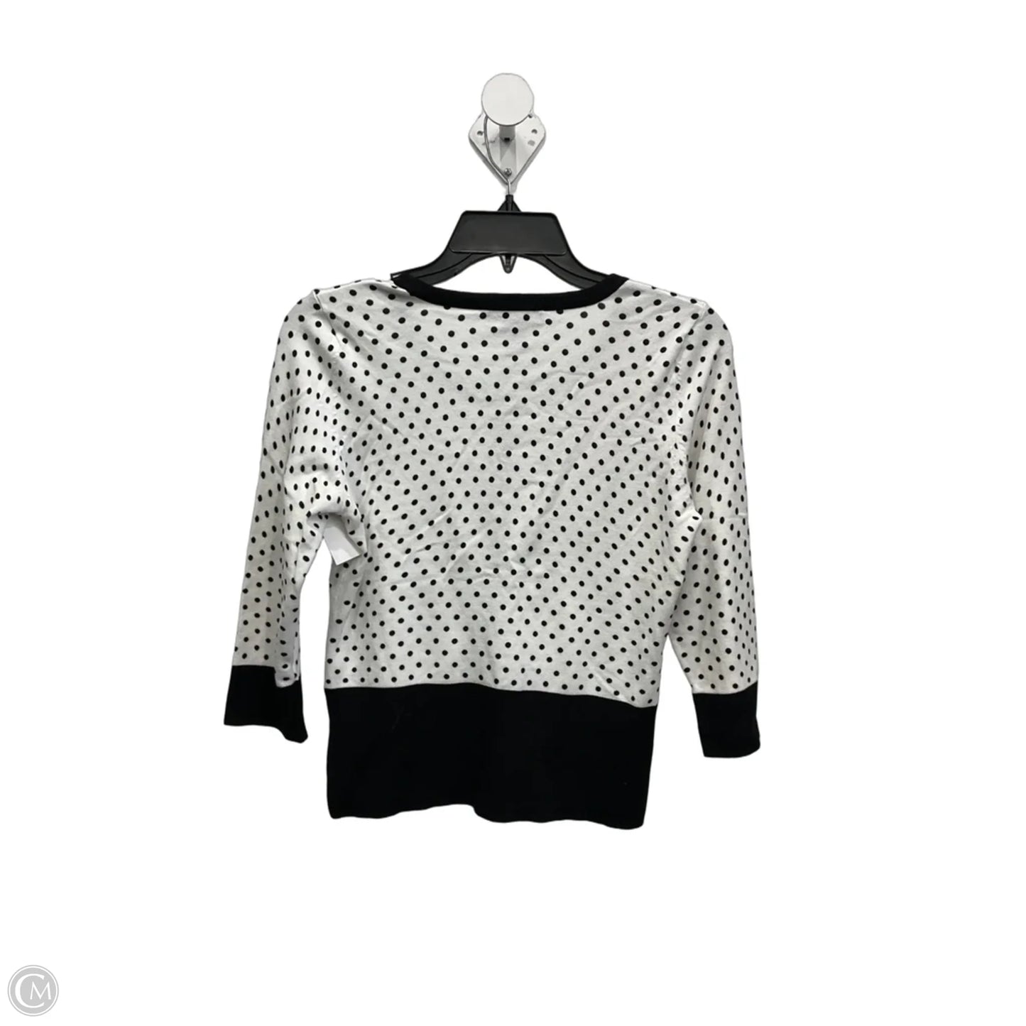 Cardigan By White House Black Market In Polkadot Pattern, Size: Small