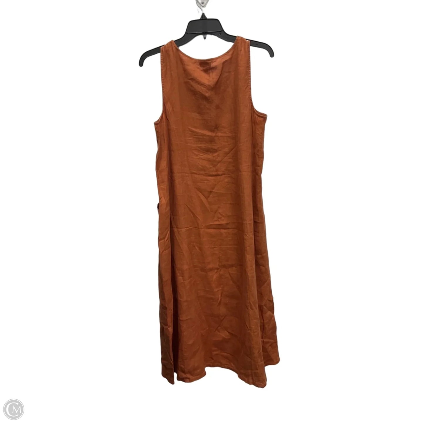 Dress Casual Midi By J. Jill In Orange, Size: L