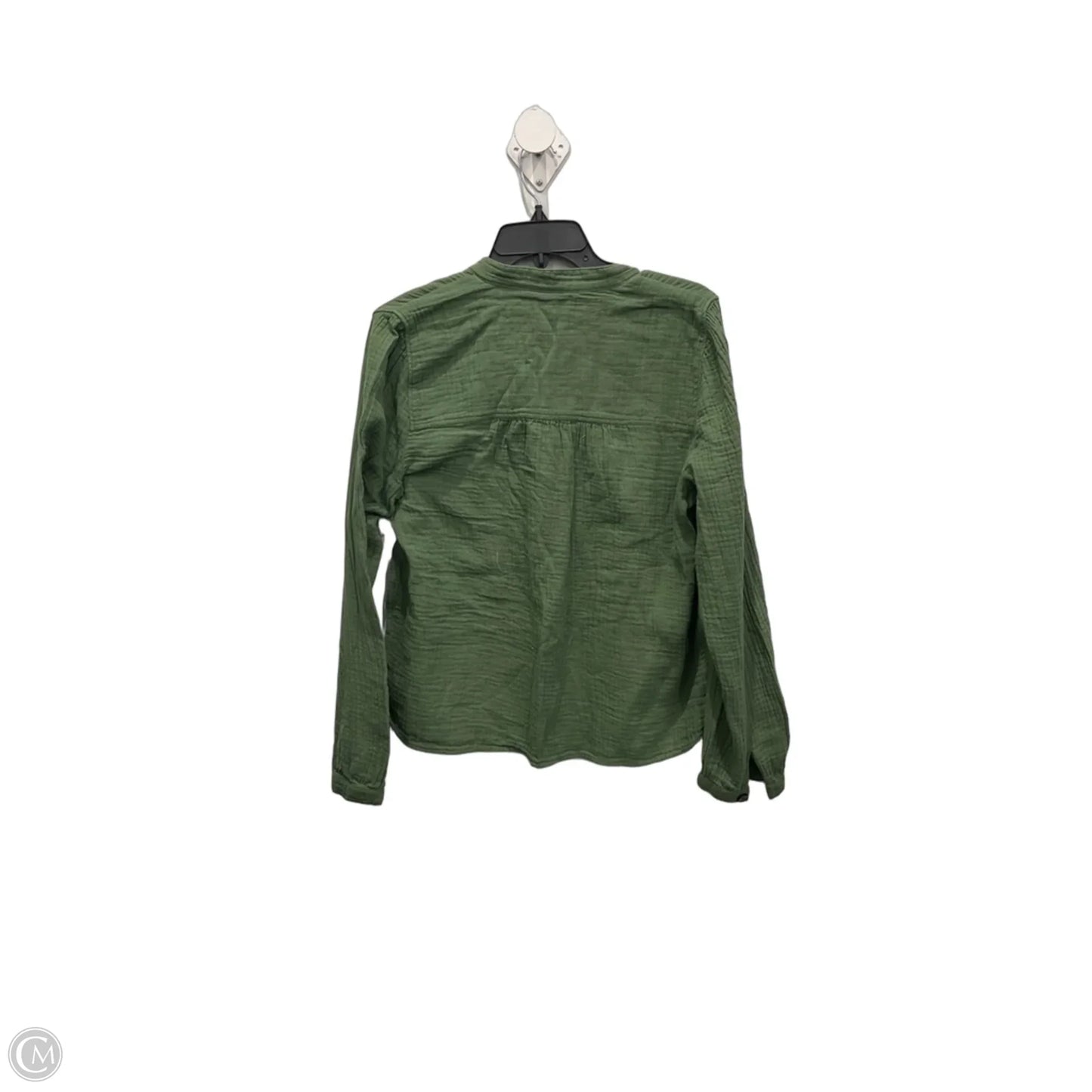 Top Long Sleeve By J. Crew In Green, Size: M