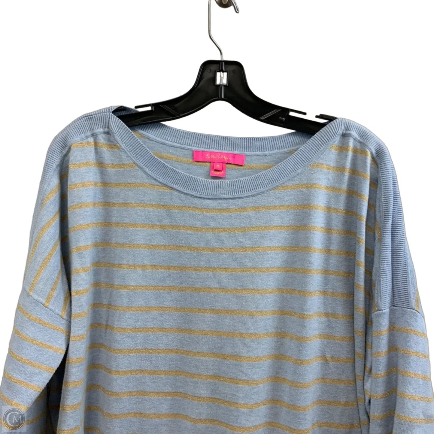 Top Long Sleeve By Lilly Pulitzer In Blue, Size: M