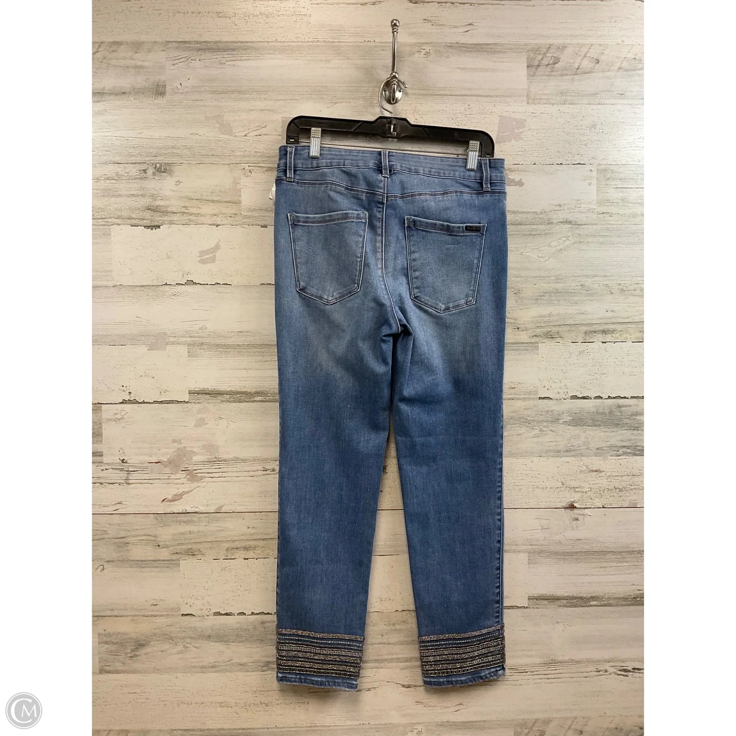 Jeans Cropped By White House Black Market In Blue Denim, Size: 6