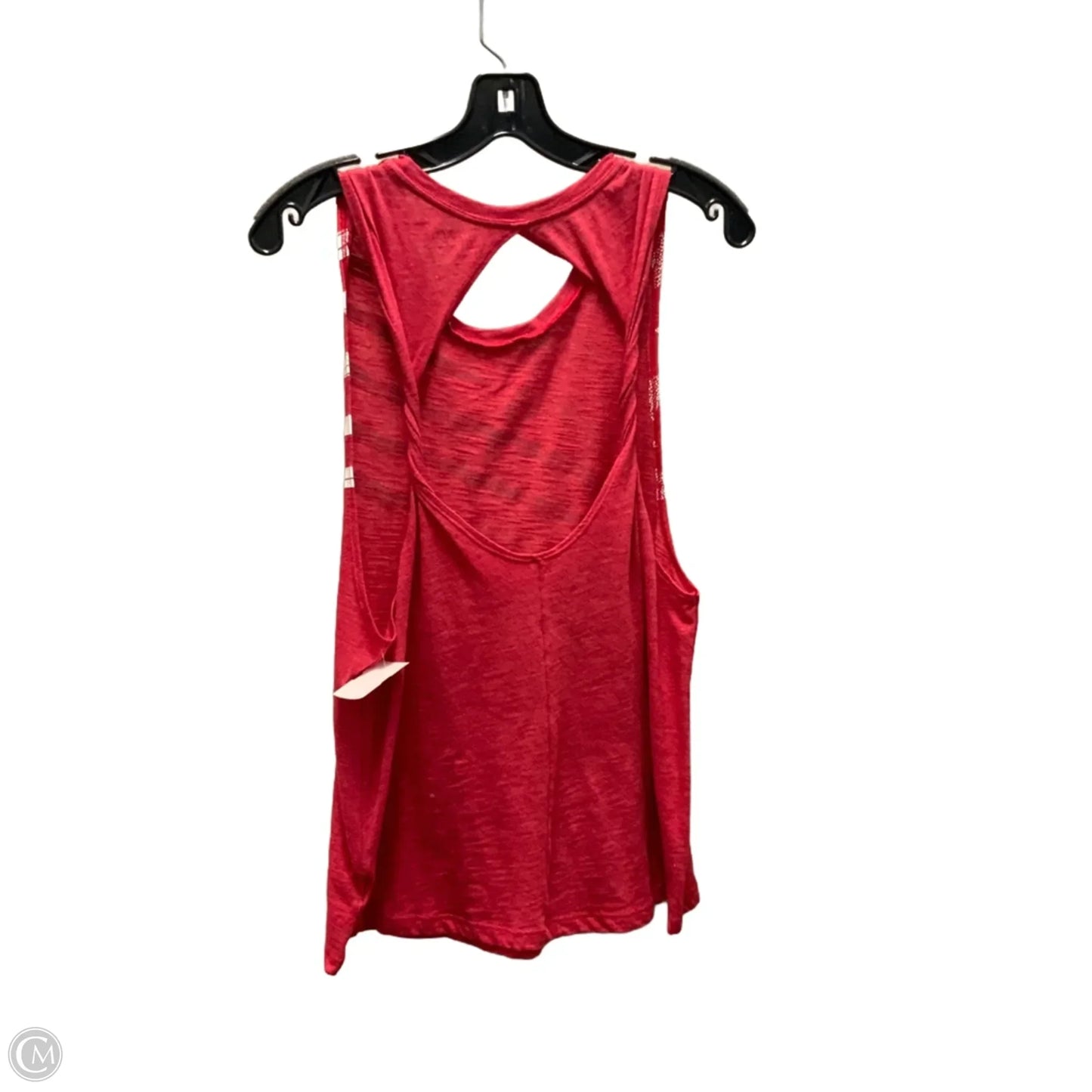 Athletic Tank Top By Bcg In Red & White, Size: L