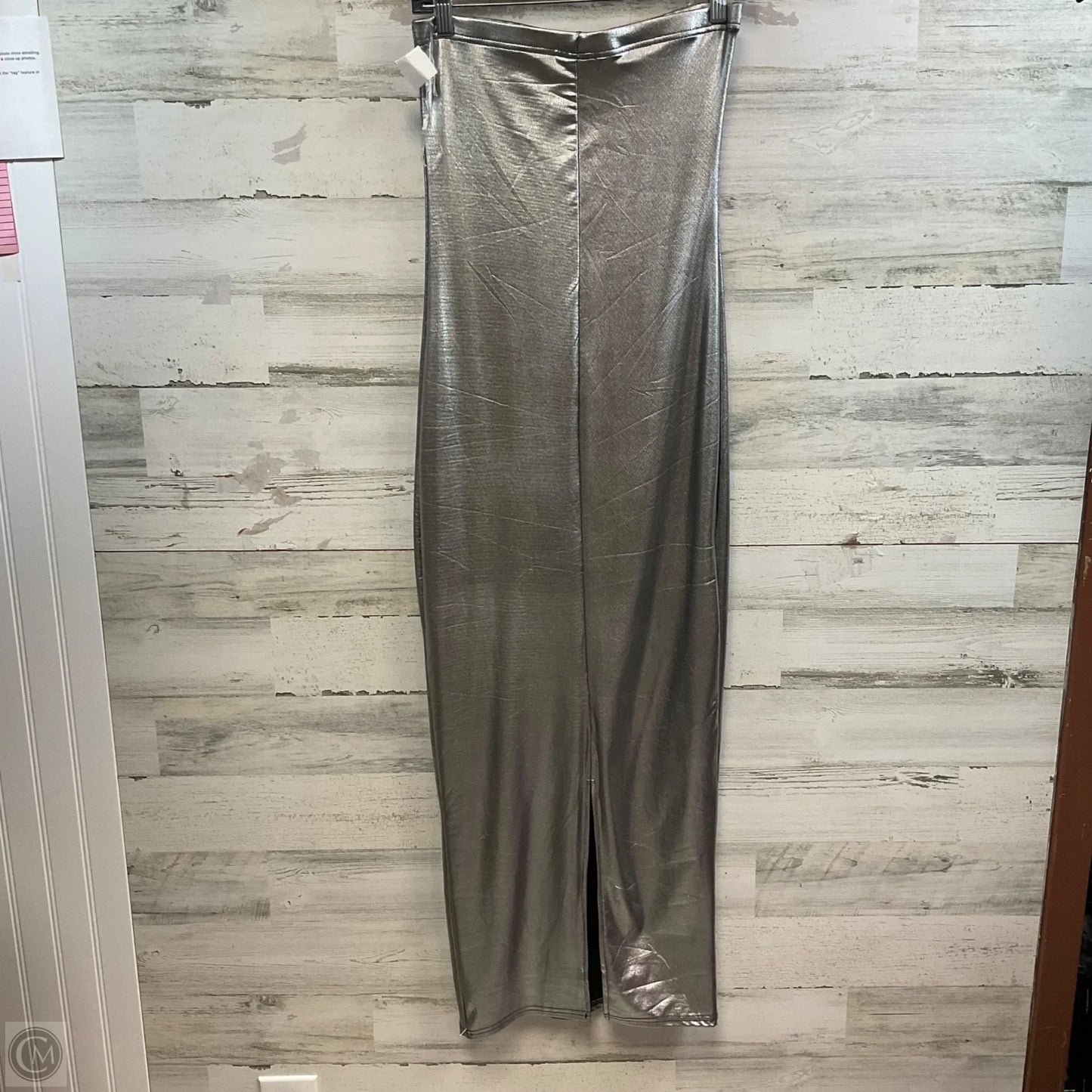 Dress Casual Maxi By JOLIE & JOY In Silver, Size: M