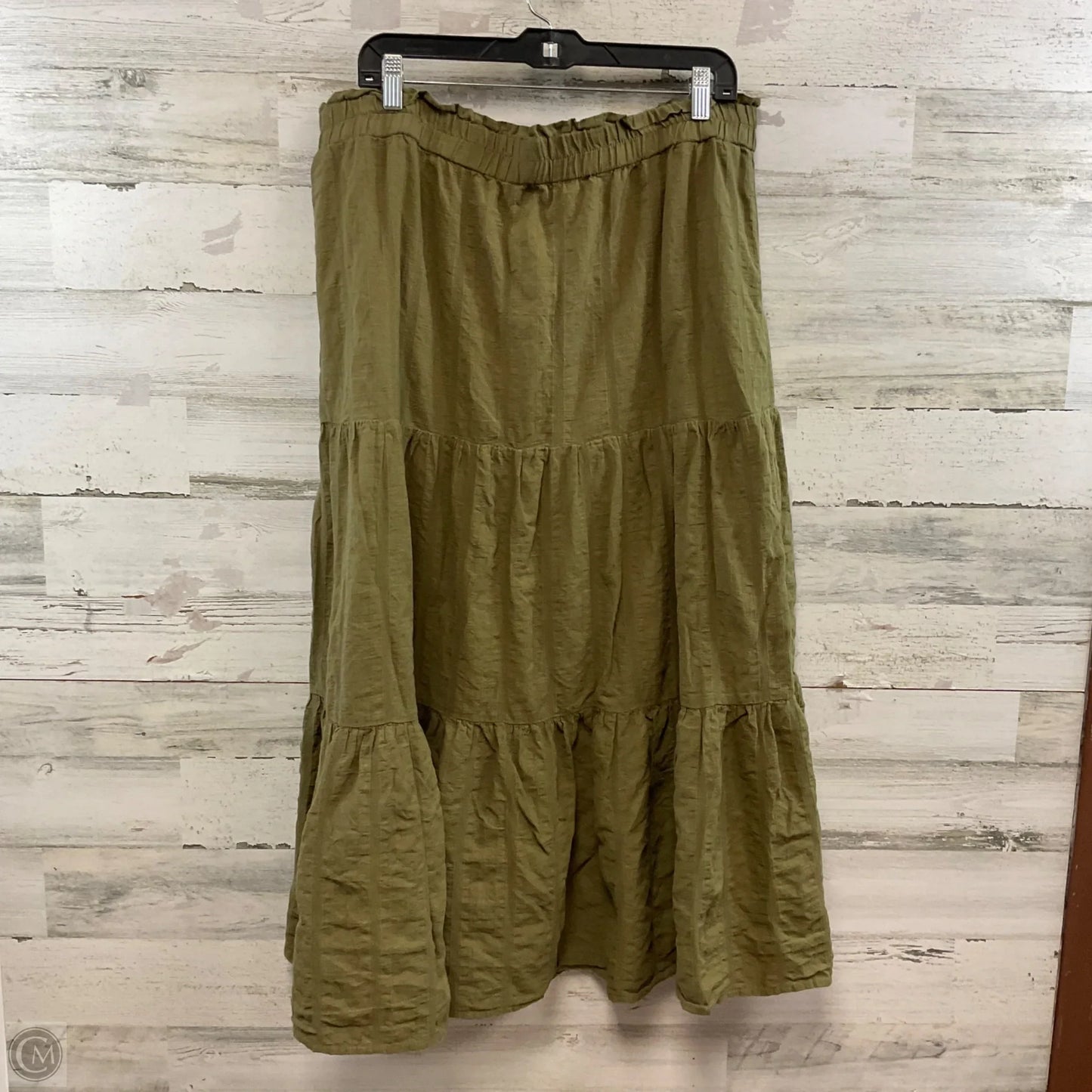 Skirt Maxi By CIDER In Green, Size: 3x