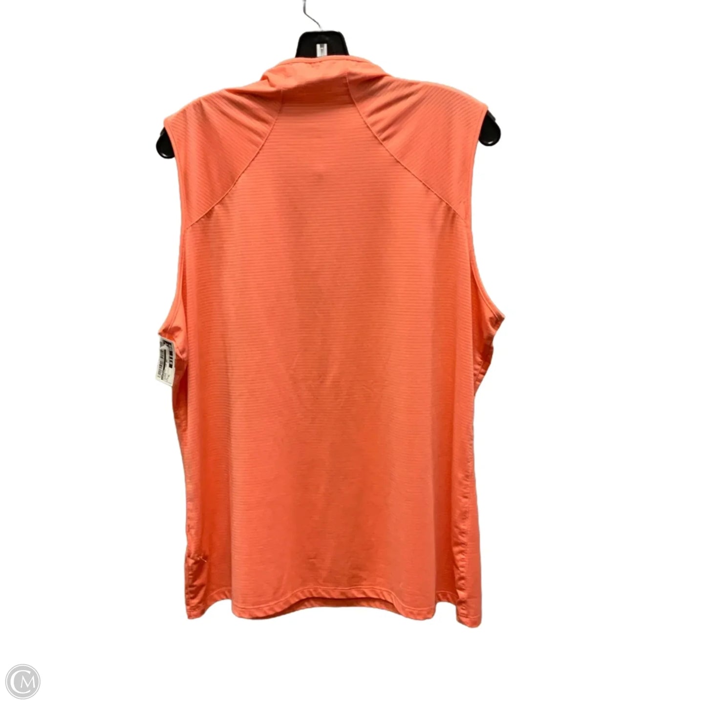 Athletic Top Short Sleeve By Tribal In Orange, Size: Xl
