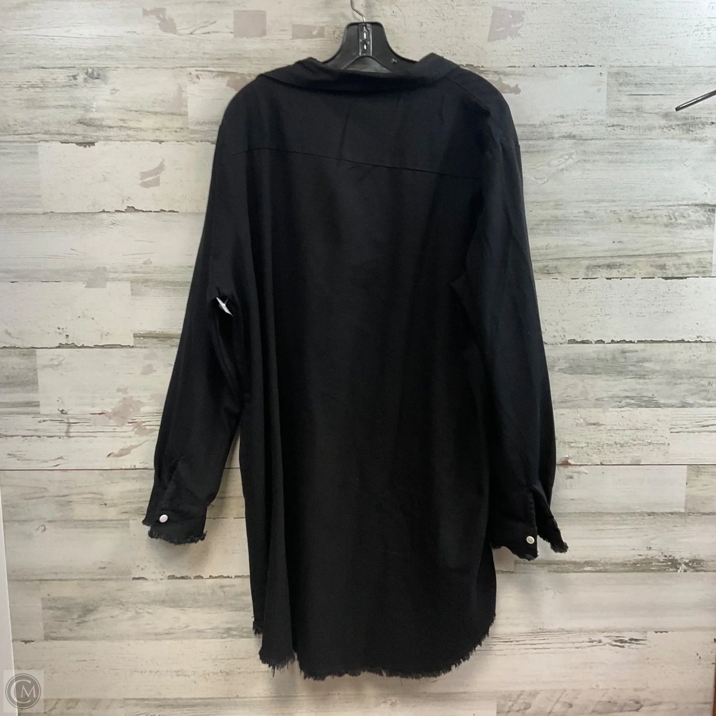 Blouse Long Sleeve By ZILCREMO In Black, Size: 2x