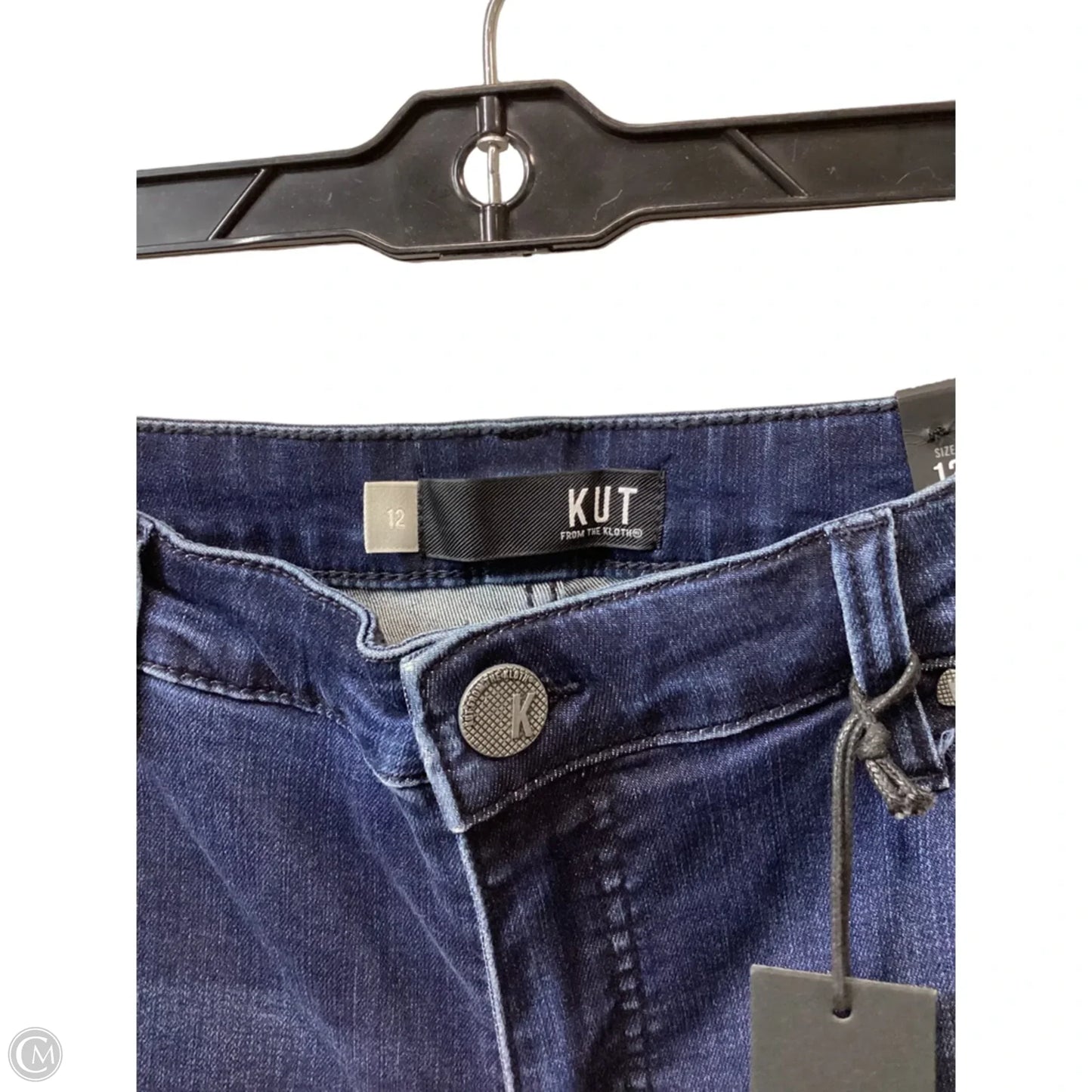 Jeans Skinny By Kut In Blue Denim, Size: 12