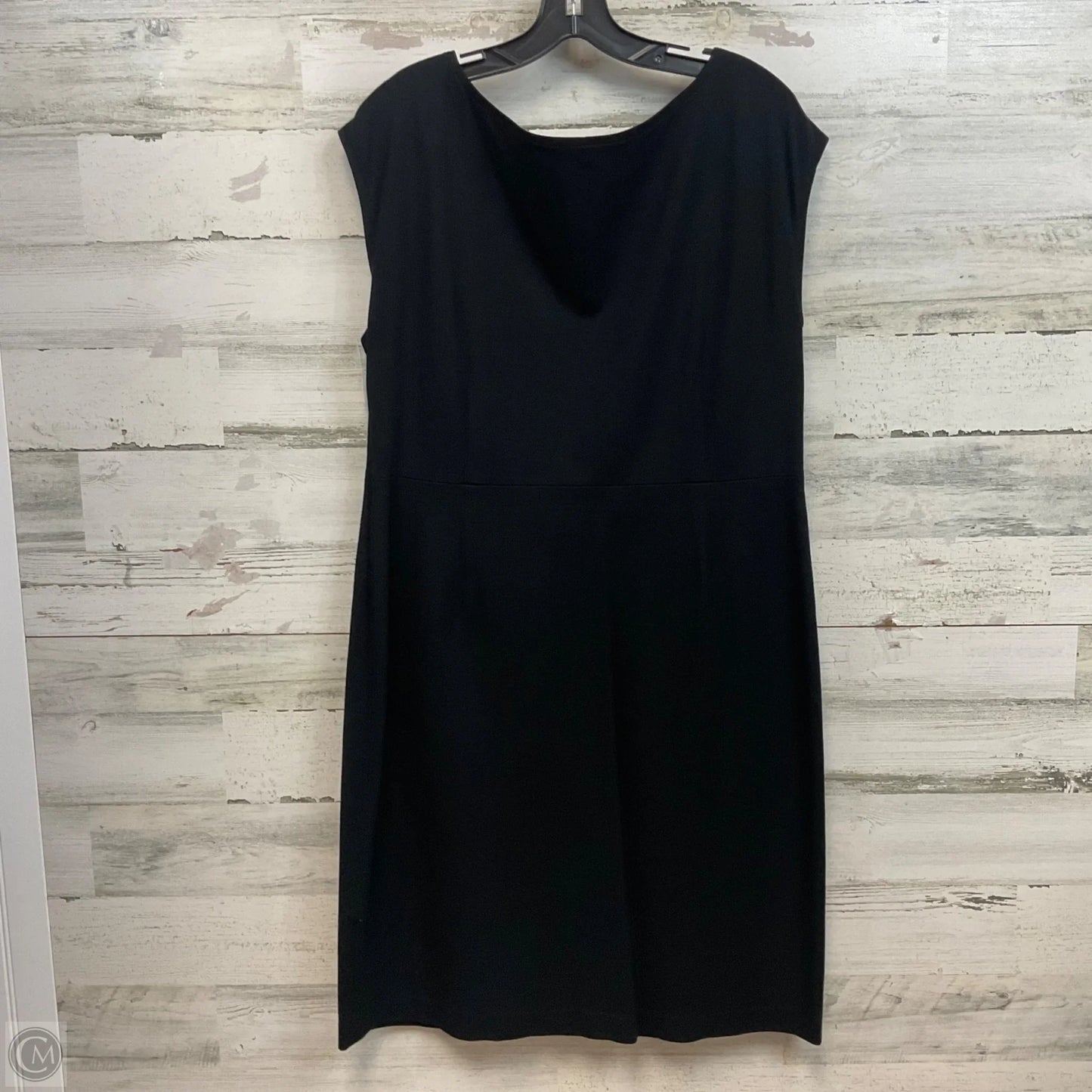 Dress Casual Short By Eileen Fisher In Black, Size: L