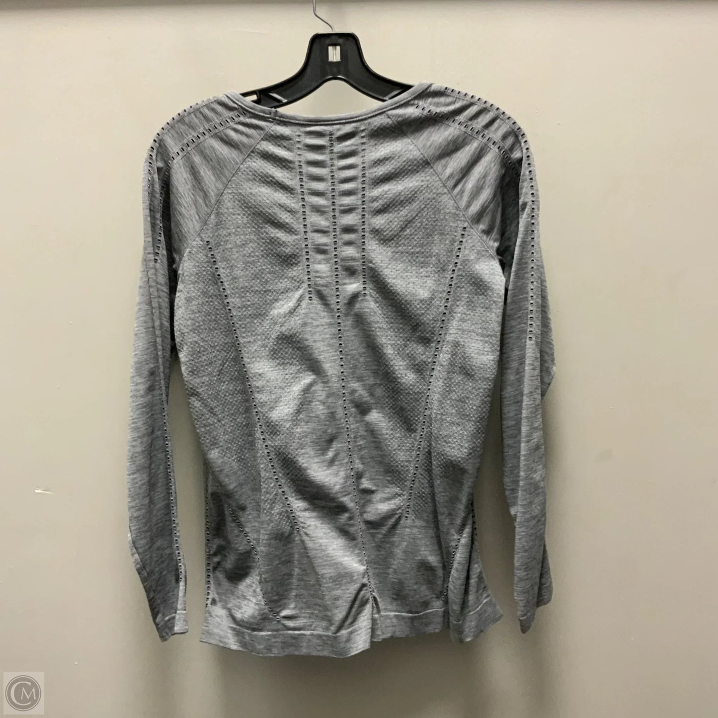 Athletic Top Long Sleeve Crewneck By Athleta In Grey, Size: S