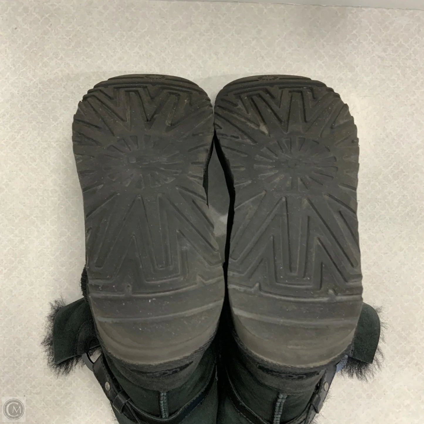 Boots Ankle Flats By Ugg In Black, Size: 7