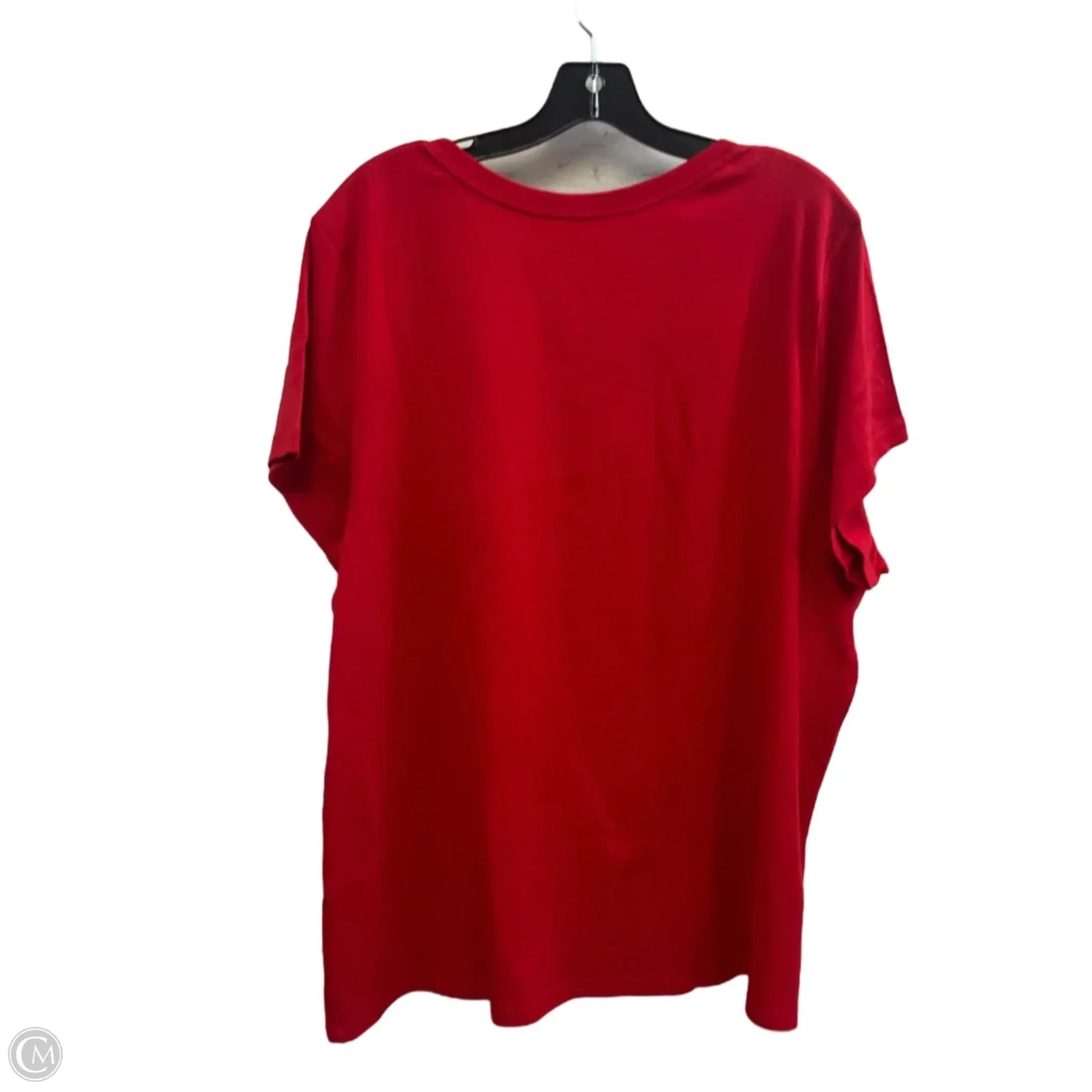 Top Short Sleeve By St Johns Bay In Red, Size: 3x