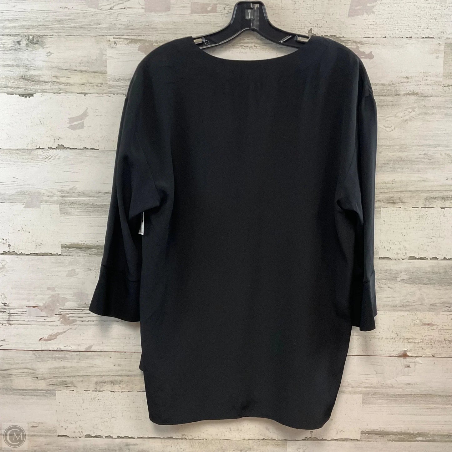 Blouse 3/4 Sleeve By CUYANA In Black, Size: S