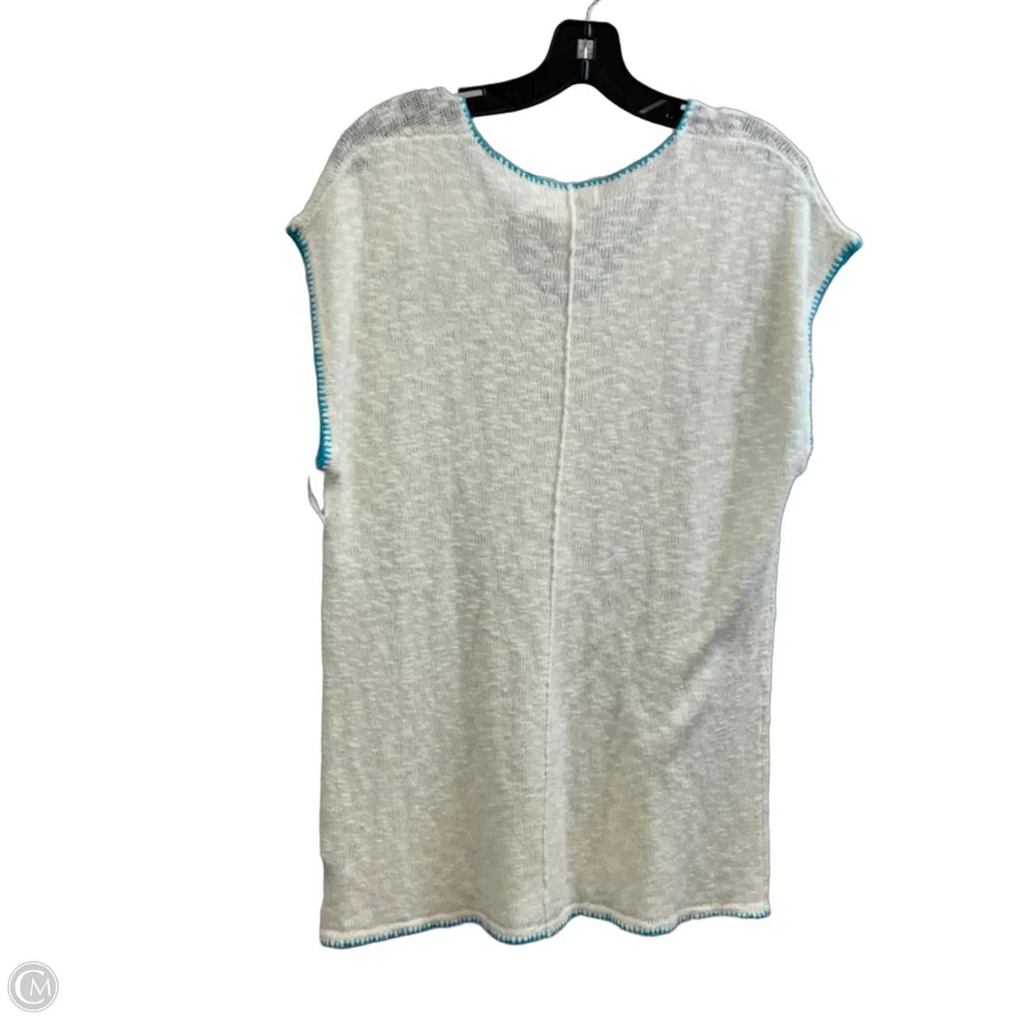 Top Short Sleeve By Fresh Produce In White, Size: XS / S