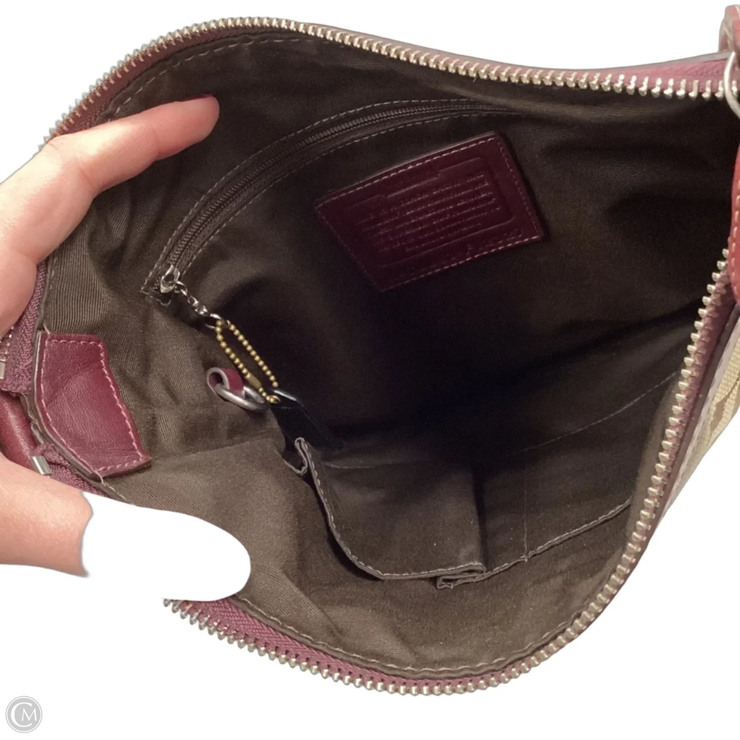 Crossbody Designer By Coach, Size: Medium